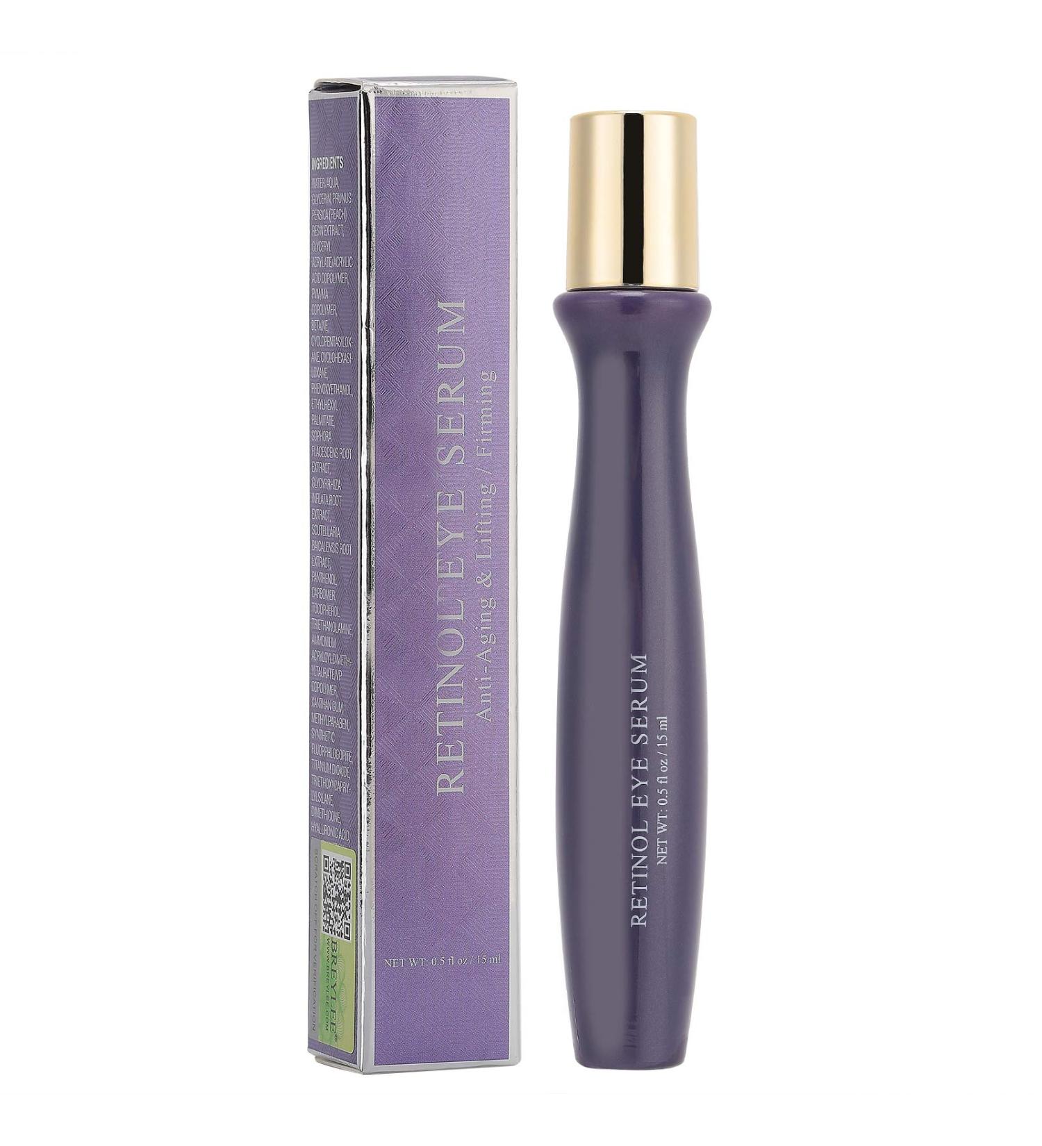 RollOn Eye Serum - Moisturizing Anti-Wrinkle Firming Treatment for Dark Circles | Anti-Aging Skin Care (01) - Buy Online on GoSupps.com