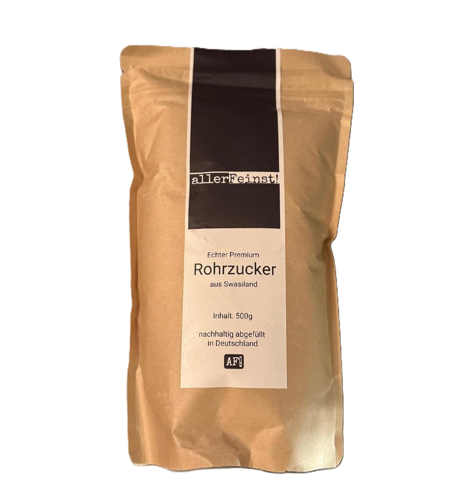 allerFeinst! - Real premium cane sugar from Swaziland (Central Africa) 1 pack (1 x 500g)