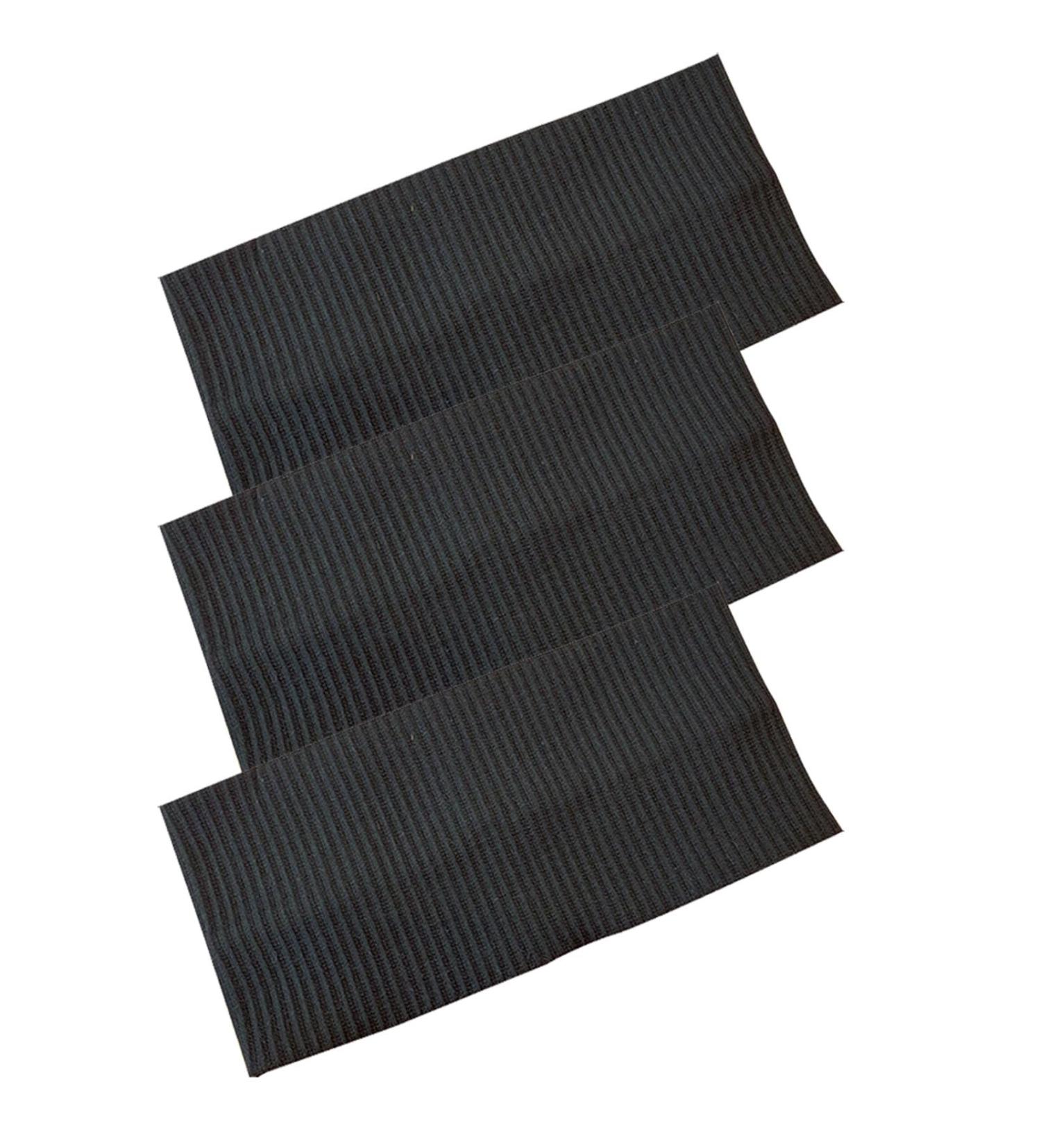 8cm Wide Black Headband for Women White Gray Stretchy Jersey Hair Band for Yoga Makeup Running (black+black+black) - Buy Online on GoSupps.com