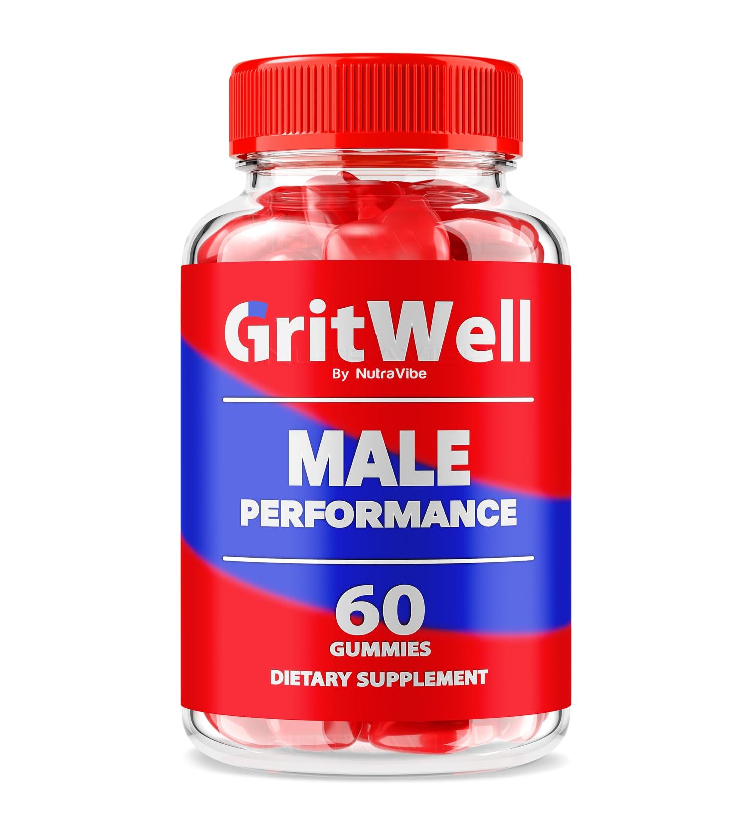 GritWell Gummies Official Grit Well Daily Fitness Formula with Premium Blend for Natural Energy Stamina & Drive Support for Active Body | Great-Tasting Performance Gummys (60 Gummies) - Buy Online on GoSupps.com
