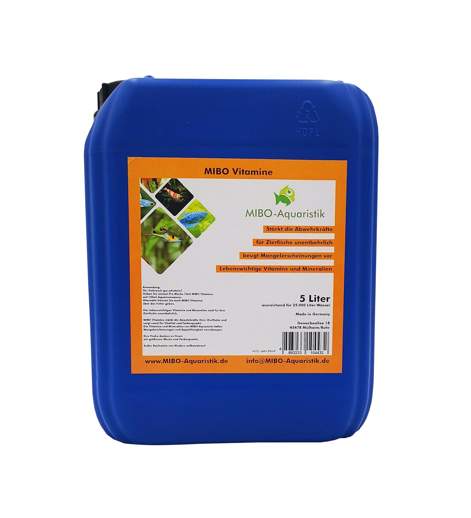 MIBO Vitamins 5 000 ml canister sufficient for 50 000 Li aquarium water