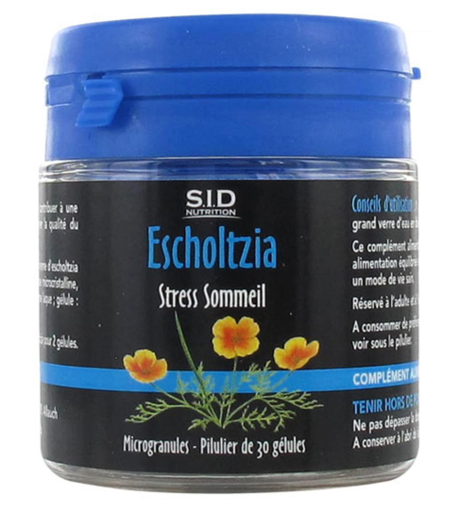 SID NUTRITION S.I.D Nutrition Stress Sleep Escholtzia 30 Capsules