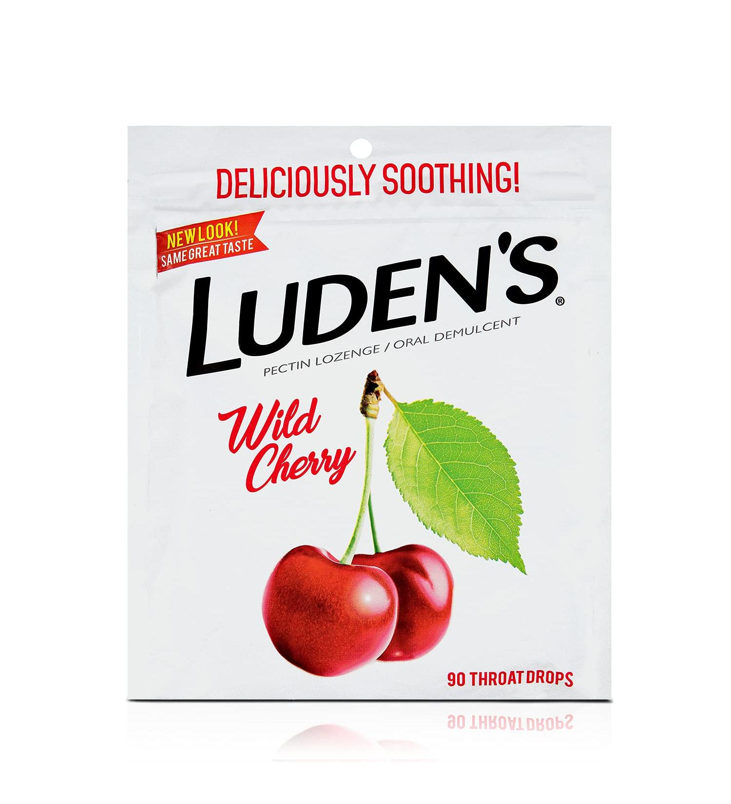 Ludens Wild Cherry Throat Drops - 90 Count | Soothing & Delicious Relief - Buy Online on GoSupps.com