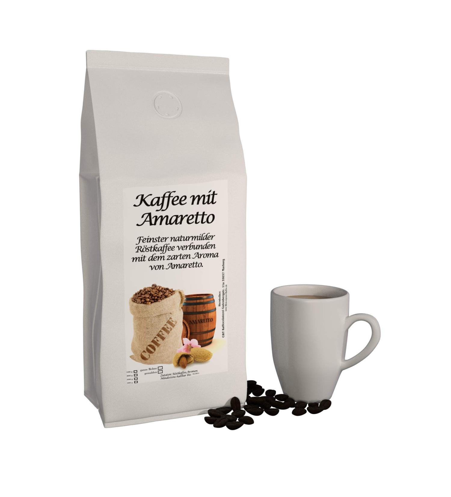Amaretto Almond Flavored Coffee 1000g Ground