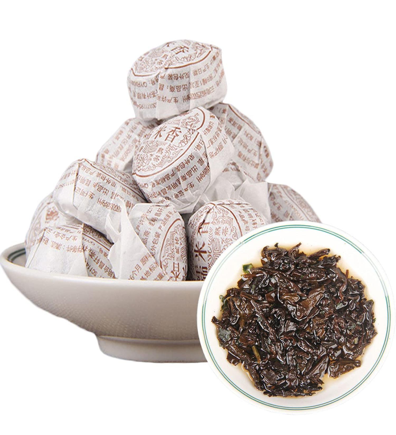 100g (0.22LB) Mini th Tuocha ancien th Pu'er m r Th noir au riz gluant cuit Pu-erh th Pu erh th chinois th sain th Puerh th rouge QiZi cha - Buy Online on GoSupps.com