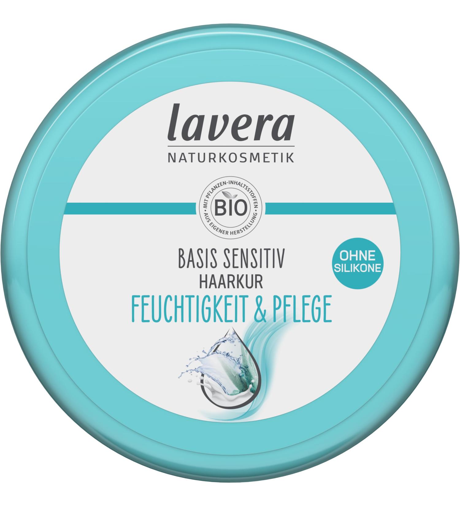  lavera lavera Basis Sensitiv Moisturising and Nourishing Hair Cure Without Silicone Intense Hydration and Gentle Care Vegan Natural Cosmetics 200 ml - Buy Online on GoSupps.com