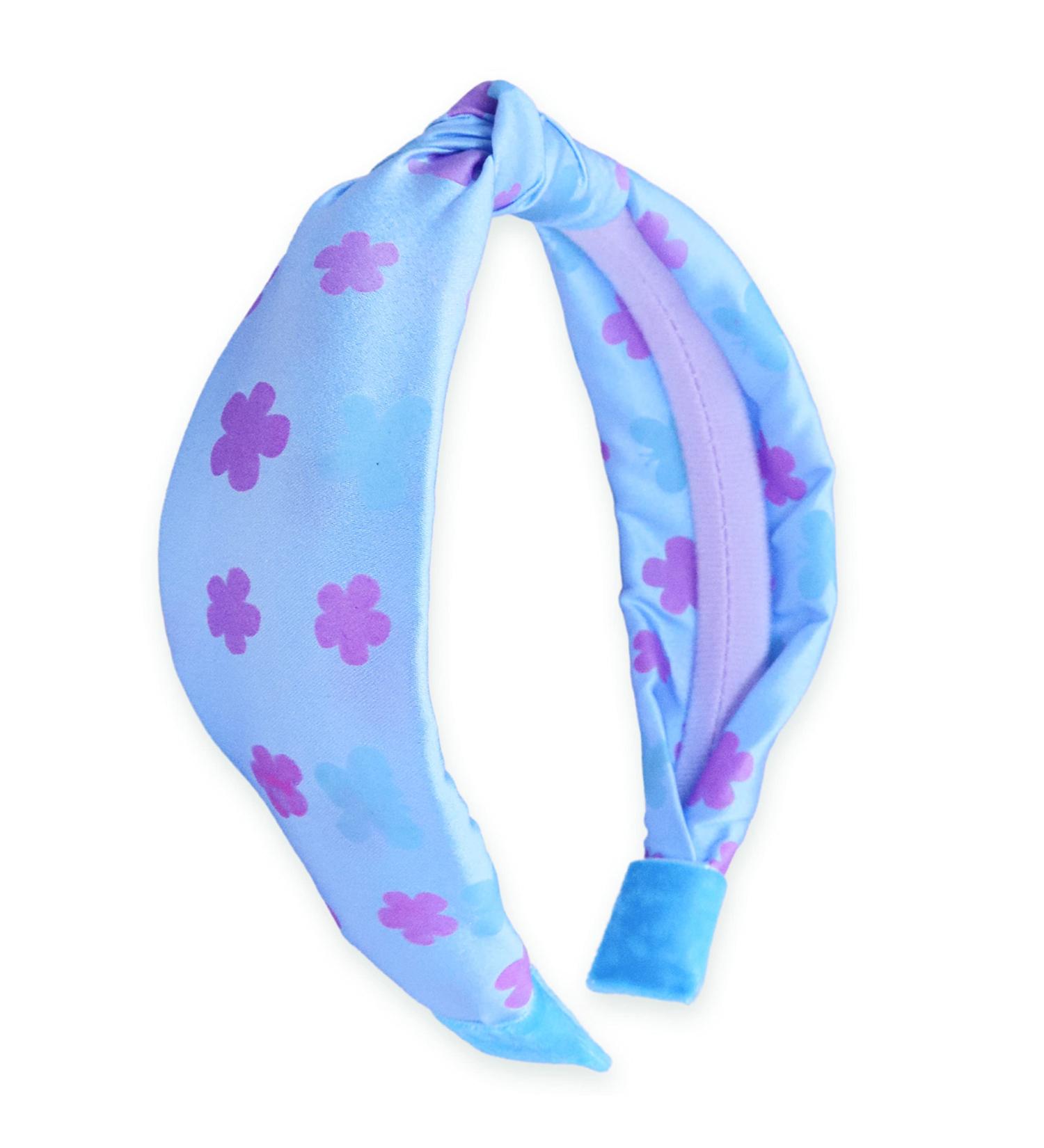 FROG SAC Color Changing Blue Knot Headband for Girls | Butterfly Headbands for Kids | Cute Satin Flower Hair Band | Daisy Headband Hair Accessory - Buy Online on GoSupps.com