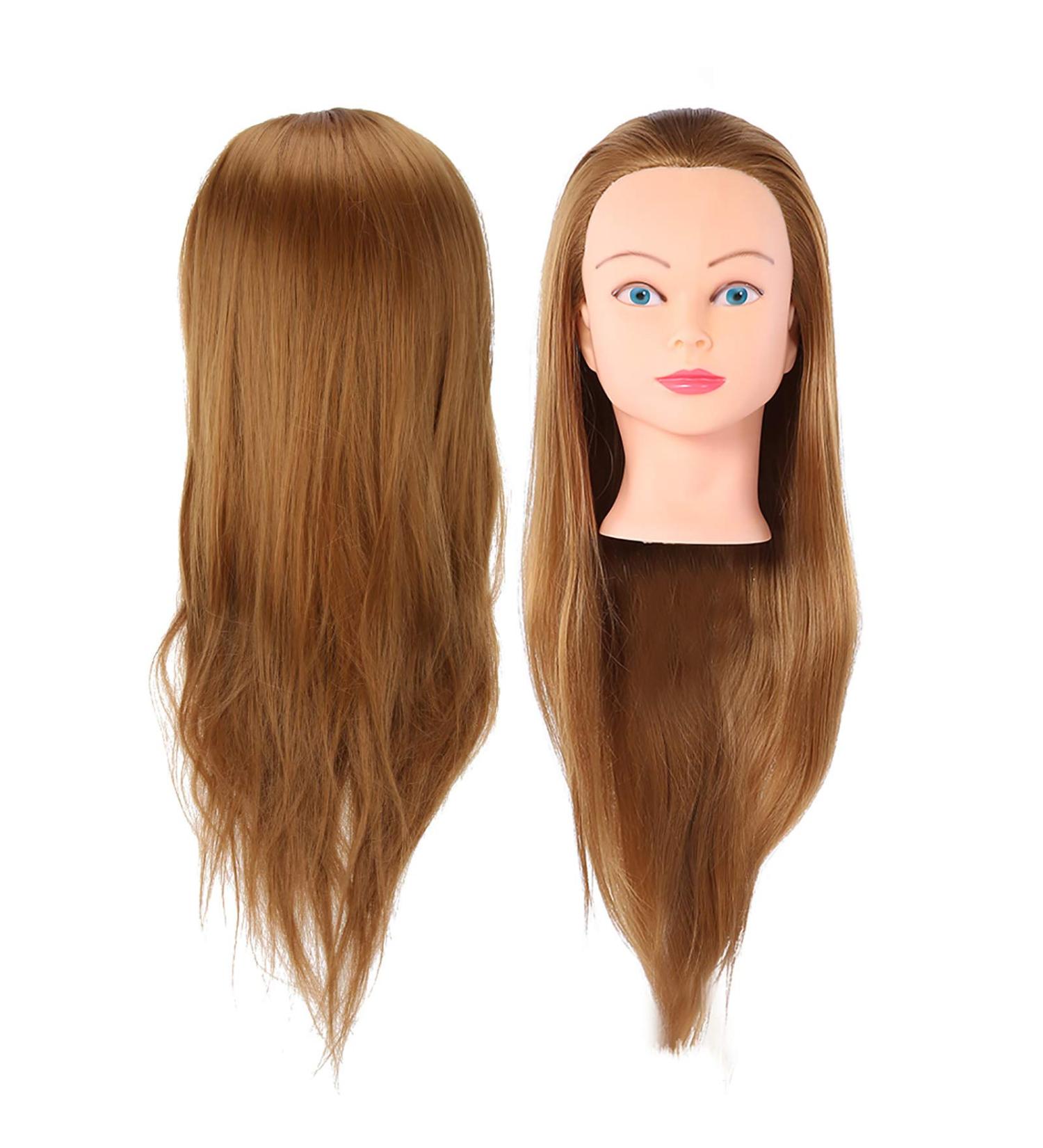 Professional Hairdressing Practice Head - Realistic Styling Tool for Salon Training & Window Displays - Buy Online on GoSupps.com
