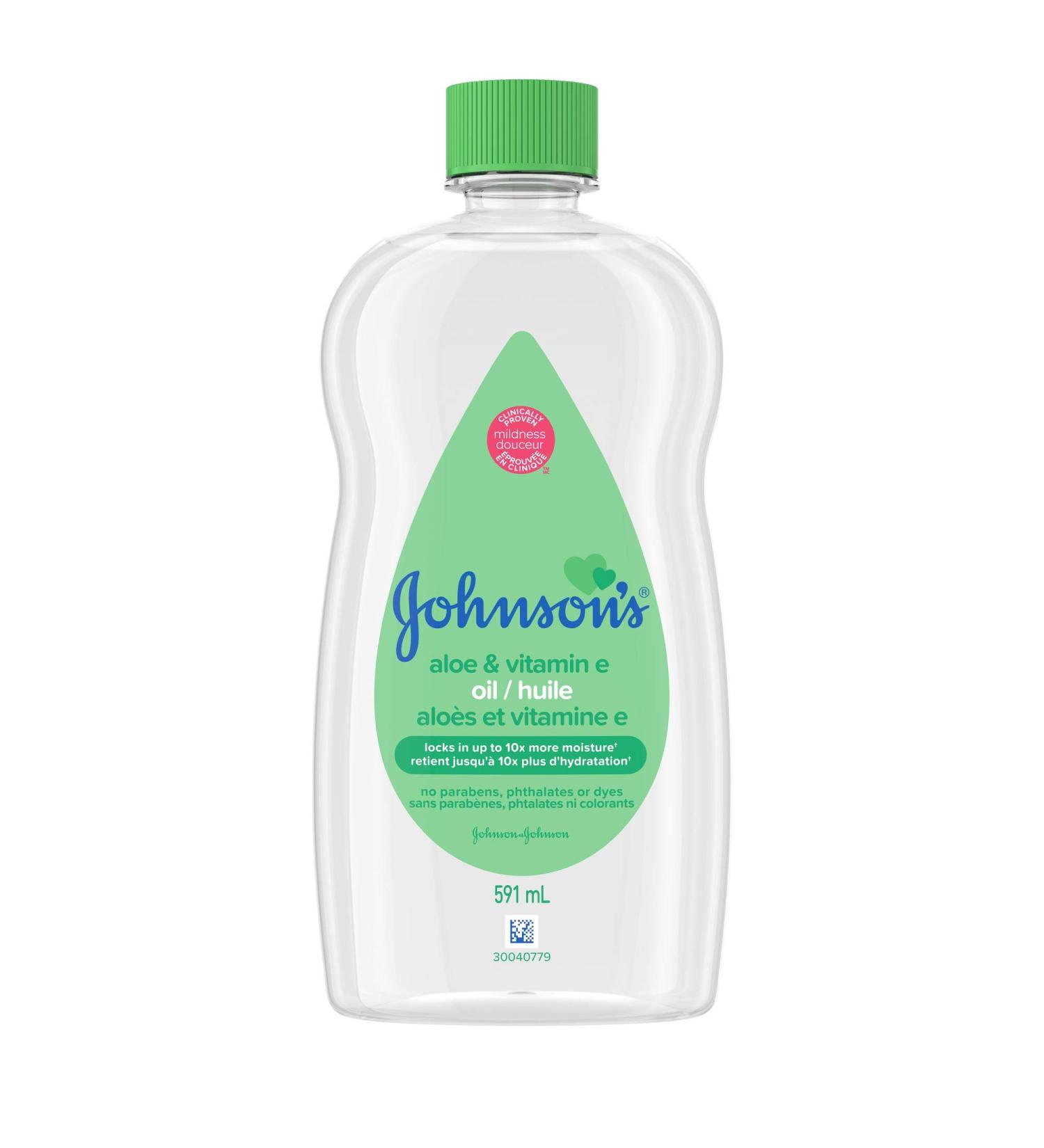 Johnson's Baby Oil Gel with Moisturizing Aloe Vera Skin-Soothing Vitamin E and Mineral Oil 591 ml 591 ml (Pack of 1) - Buy Online on GoSupps.com