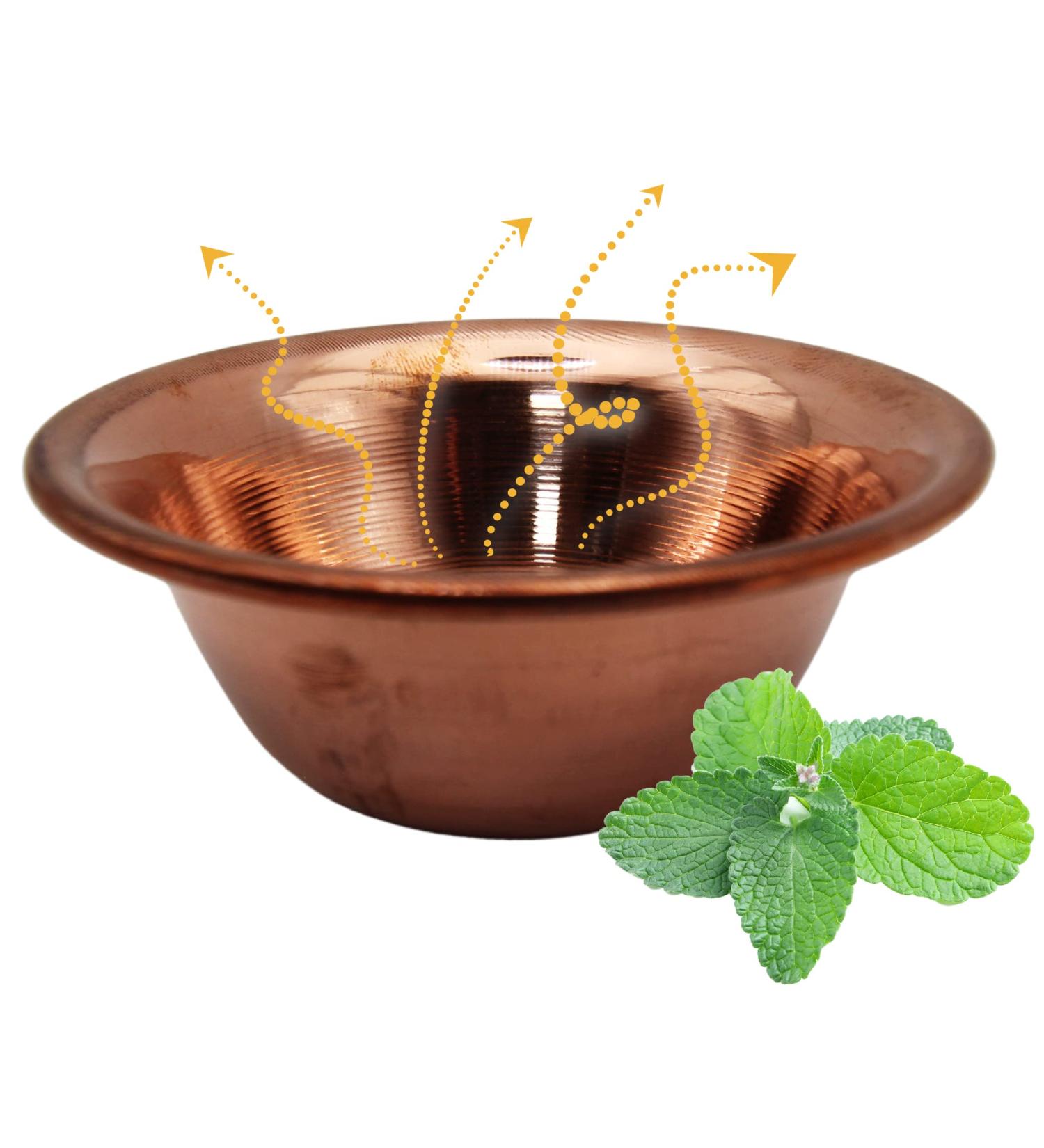 Buy Copper Evaporator Bowl for Sauna Infusion - 5 Sizes for Every Sauna Stove (11.5 cm) - International Shipping Available - Buy Online on GoSupps.com