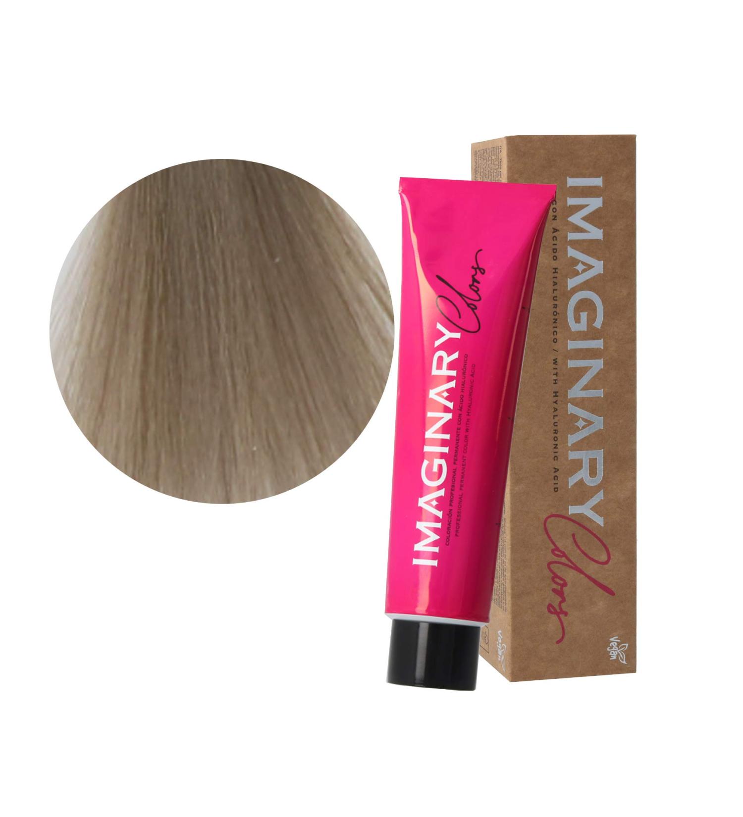 The Imaginary Colors | Coloraci n Permanente Vegana con cido Hialur nico | Cobertura 100% | Superaclarantes 10-1S Rubio muy Claro Natural Ceniza - 100 ml - Buy Online on GoSupps.com