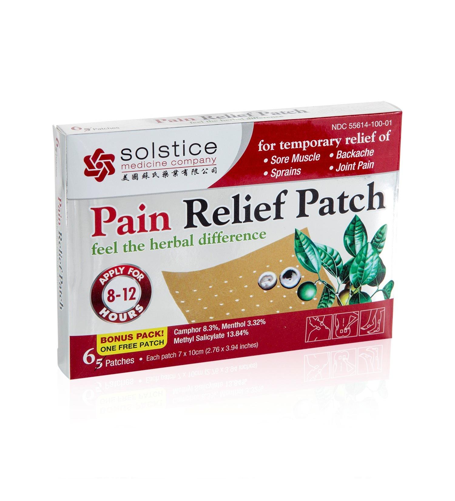 SOLSTICE MEDICINE COMPANY Solstice Pain Relief Patch 0.02 Pound