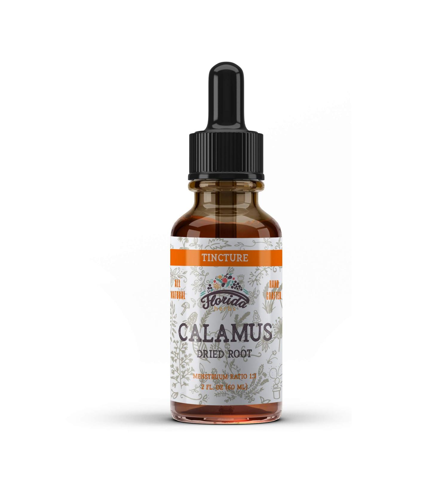 Calamus Tincture Organic Calamus Extract (Acorus Calamus) Dried Root Herbal Supplement Non-GMO in Cold-Pressed Organic Vegetable Glycerin 700 mg 4 oz (120 ml) 4 Fl Oz (Pack of 1)