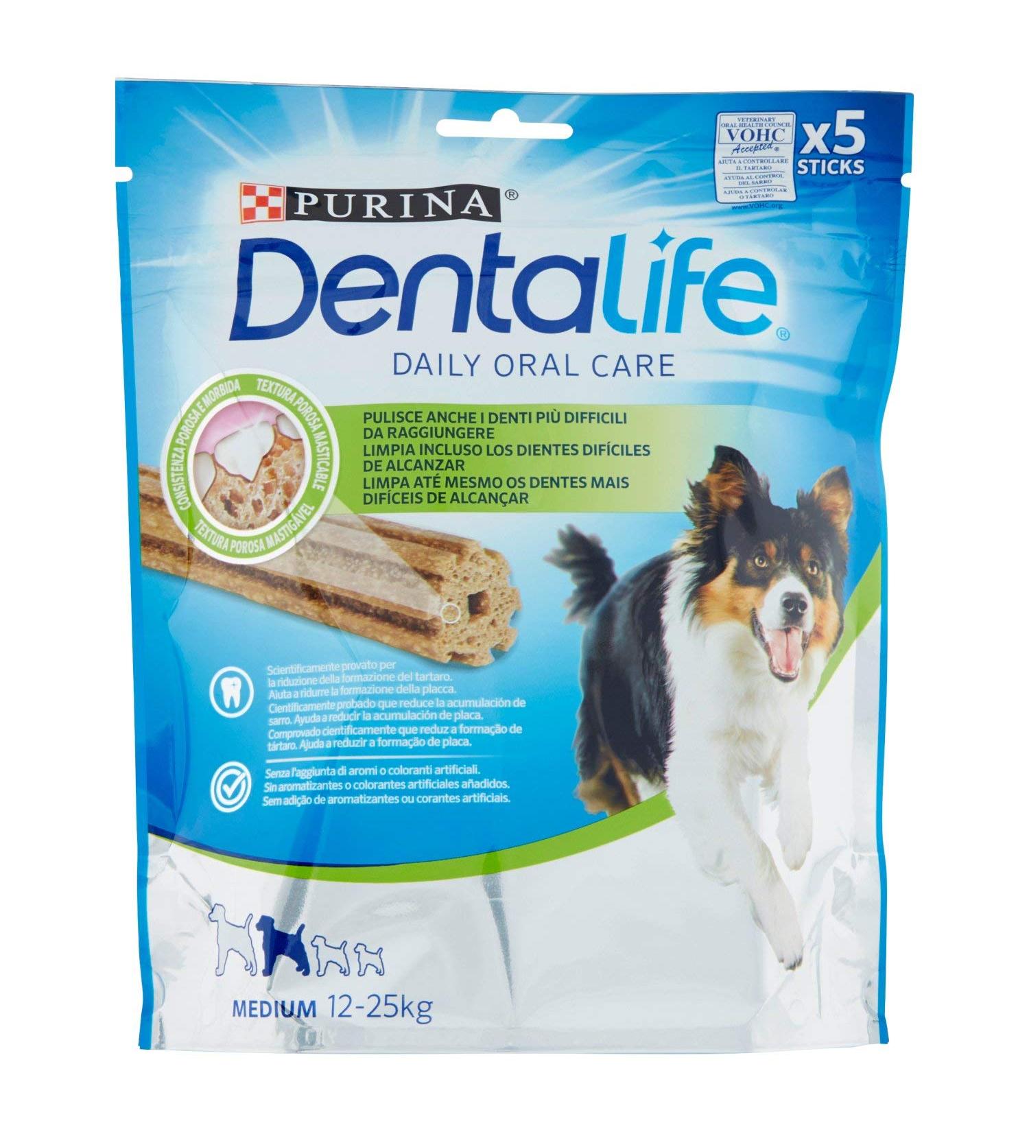 Purina Dentalife Daily Oral Care Medium Dental Snack Price for Medium Dogs 5 Sticks - Buy Online on GoSupps.com