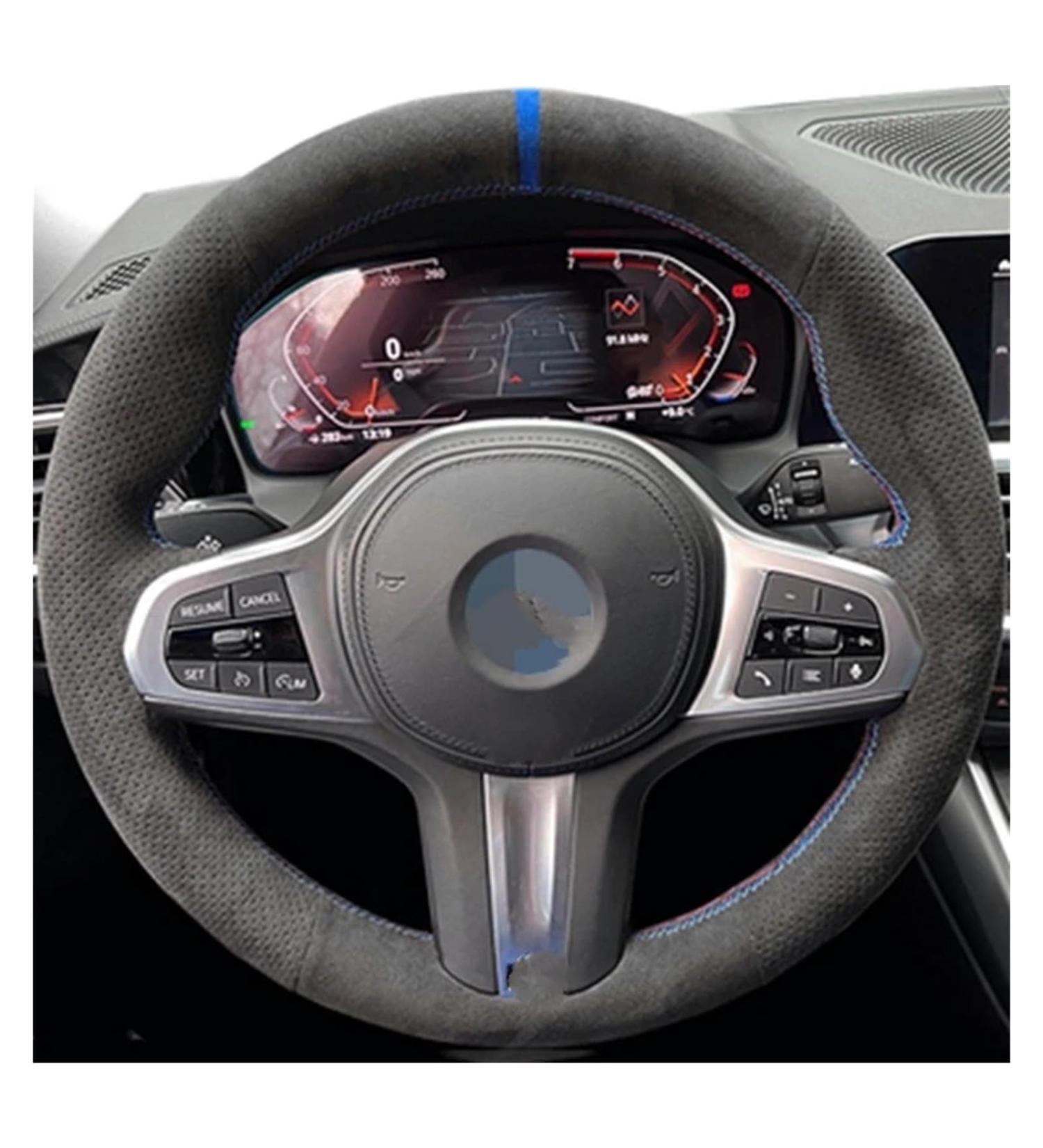 Steering Wheel Cover For M G30 G31 G32 G20 G21 G11 G12 G14 G15 G16 For X3 G01 For X4 G02 For X5 G05 For X7 G07 Car Steering Wheel Leather Cover Wheel Cover Protector (Size : 15) - Buy Online on GoSupps.com