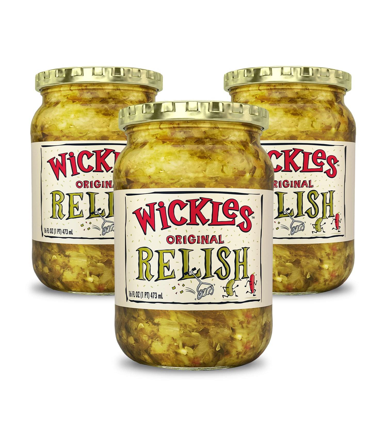 Wickles Pickles Original Relish (3 Pack - 16oz Each) - Dill Pickle Relish - Sweet  Slightly Spicy  Wickedly Delicious - Buy Online on GoSupps.com