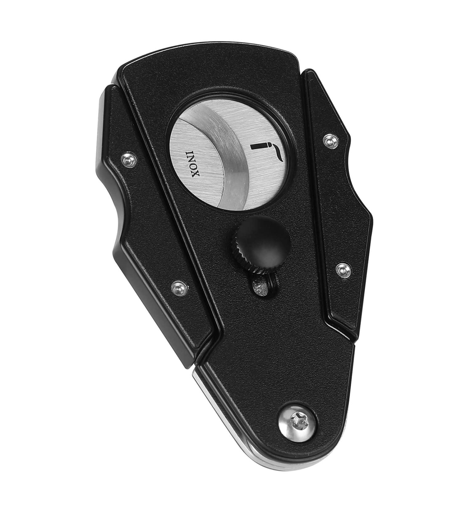 CiTree Double Blade Guillotine Cutter with Safety Lock - Stainless Steel Clippers (Black) - Buy Online on GoSupps.com