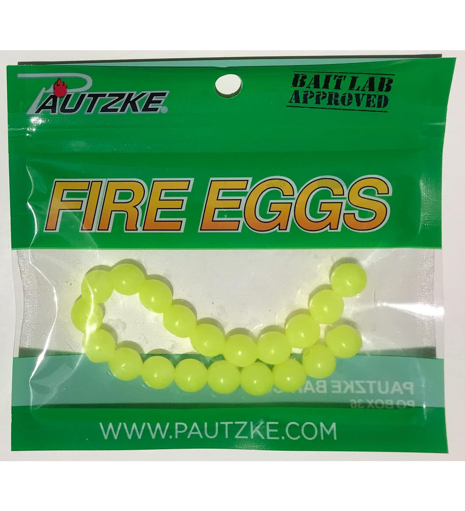 Pautzke Fire Eggs Soft Bait - Chartreuse - Trout