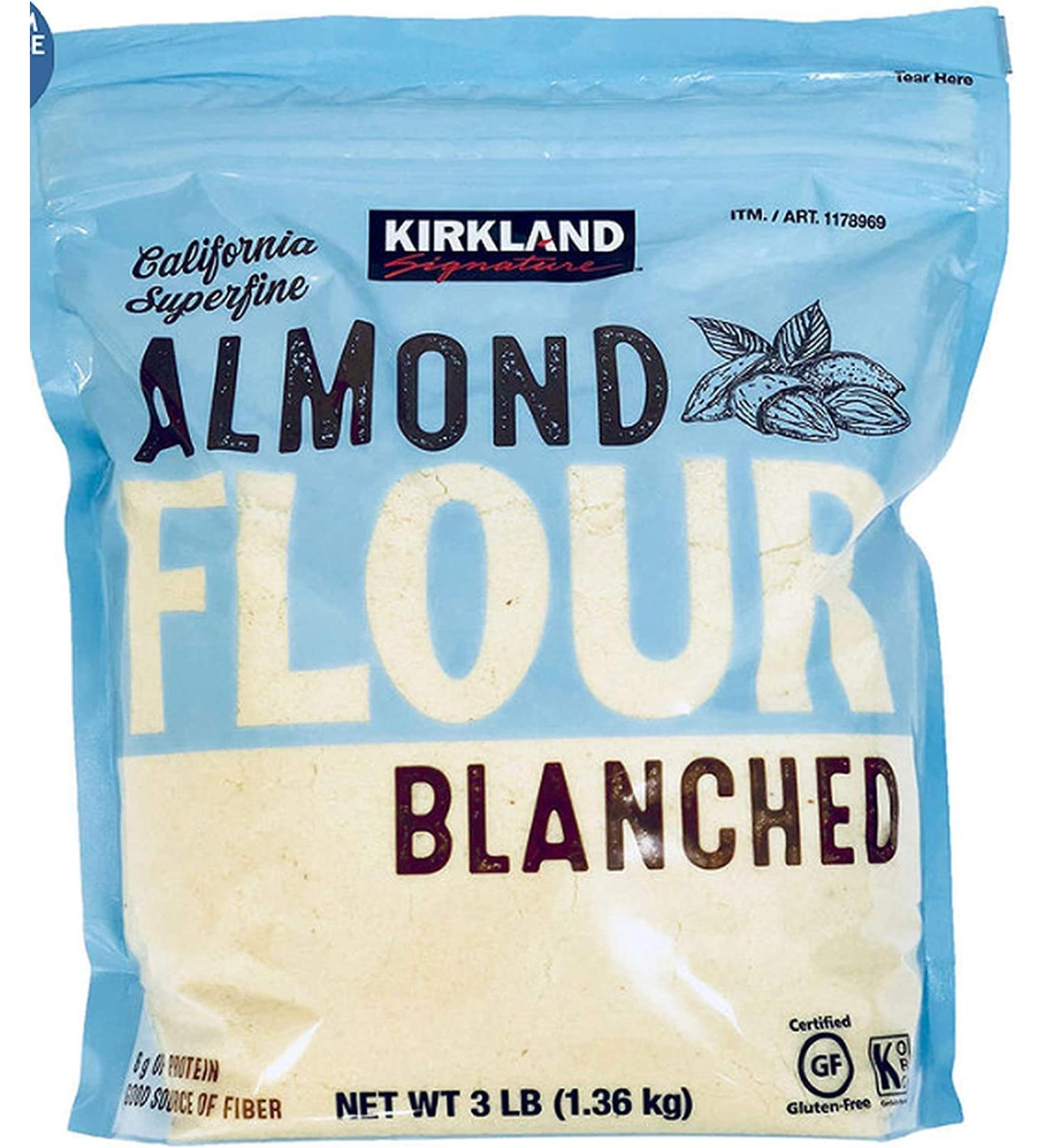 Kirkland Signature Almond Flour Blanched California Superfine | Gluten Free | Rich in Protein | Paleo Friendly | Ideal for Baking | Good Source of Fibre | Sold by EPL - Buy Online on GoSupps.com
