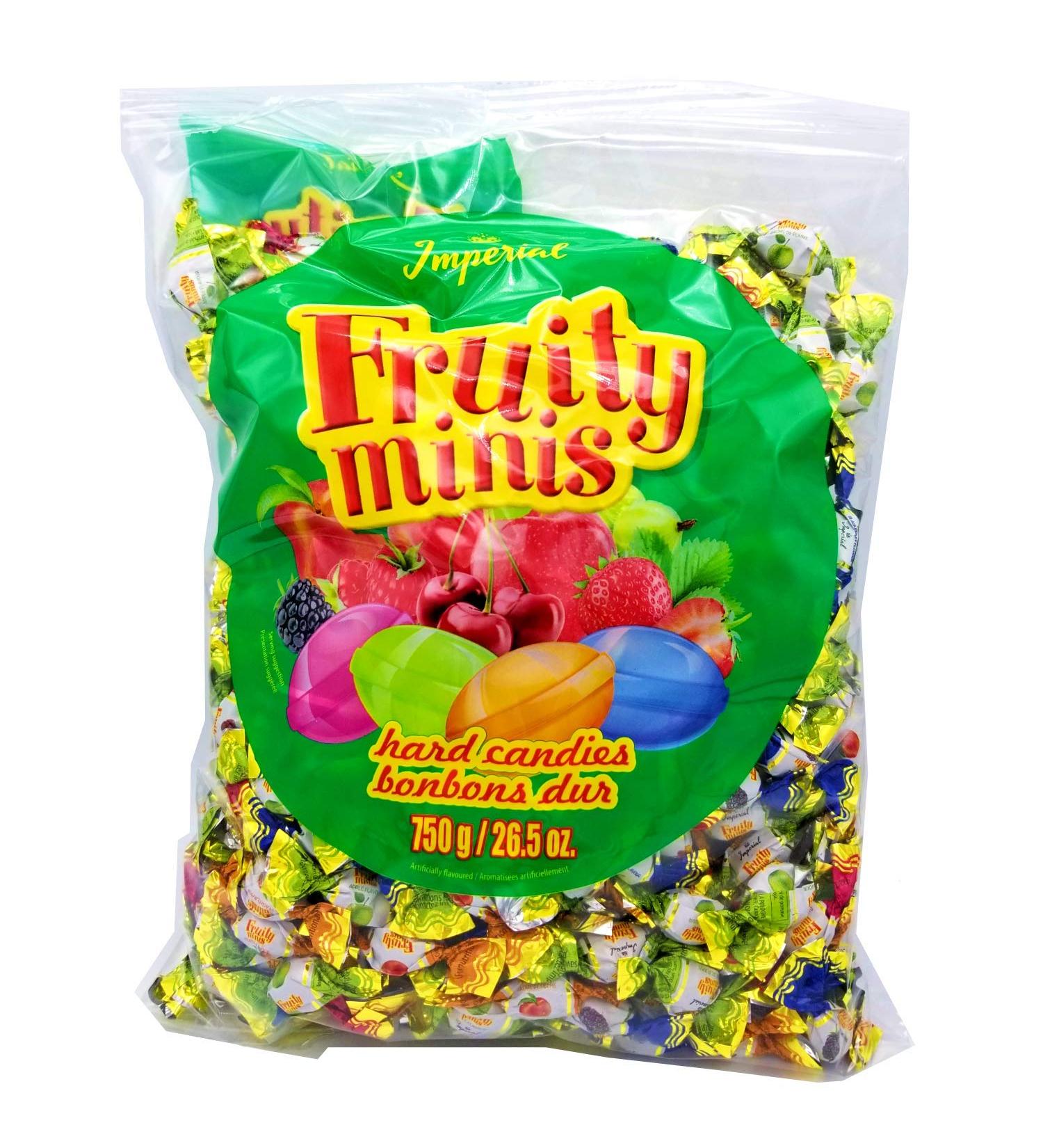 Assorted Mini Fruit Hard Candies 750 gr. (26.5oz.) - Fruit Flavoured Hard Candy - Assortiment de Mini bonbons durs aux Fruits - Buy Online on GoSupps.com