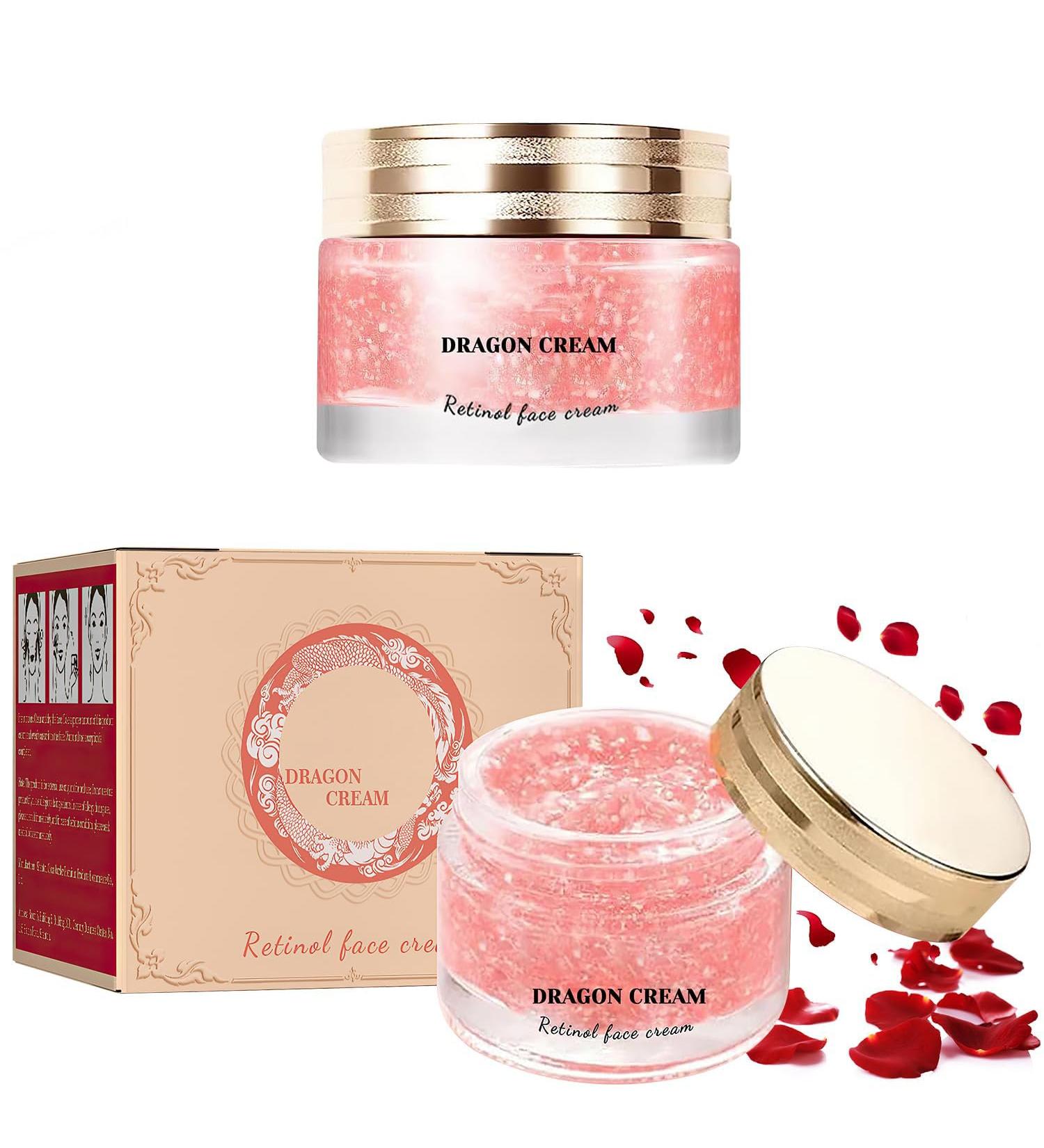 KLIFE Dragons Blood Easy Cream 2PCS Retinol Dragon Blood Face Cream Firm Anti Wrinkle Cream for Women Moisturizer Nourishing Rejuvenating Cream - Buy Online on GoSupps.com