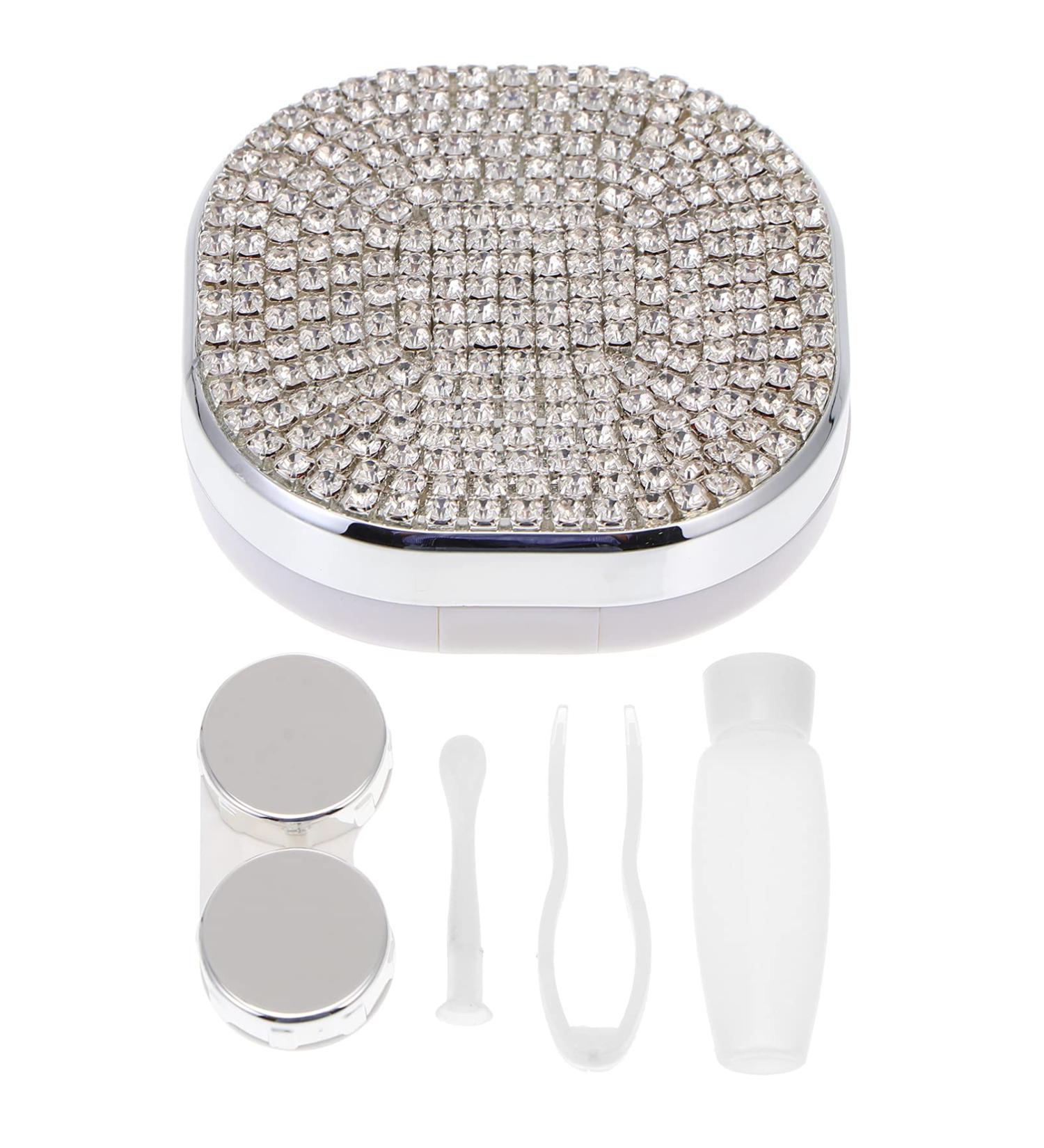 Buy Healifty Portable Contact Lens Travel Set - Strassstein Holder Mirror Tweezers & Solution Bottle - International Shipping Available - Buy Online on GoSupps.com