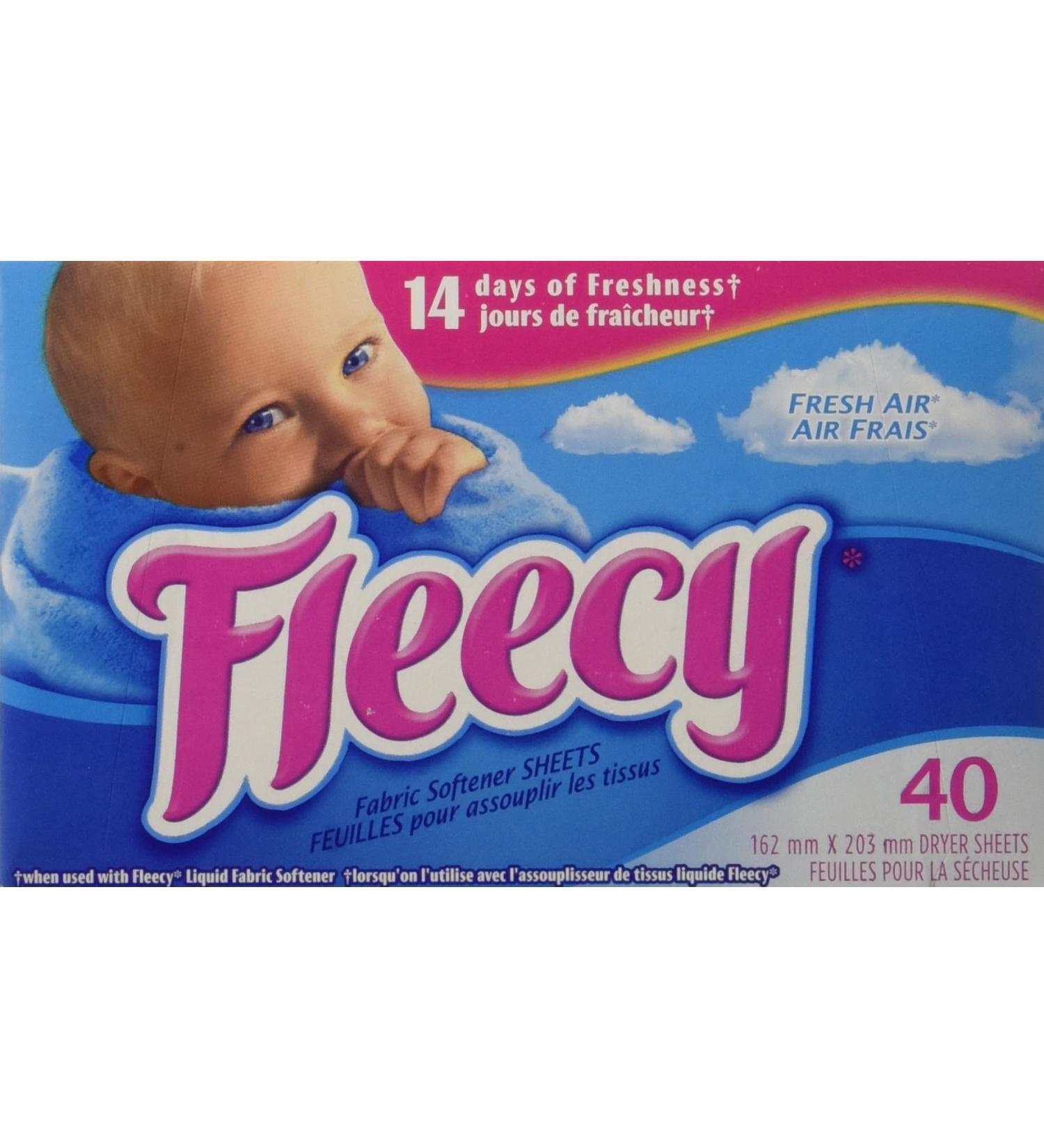 Fleecy Fresh Air Dryer Sheets 40 Count Fresh Air 1 count (Pack of 40) - Buy Online on GoSupps.com