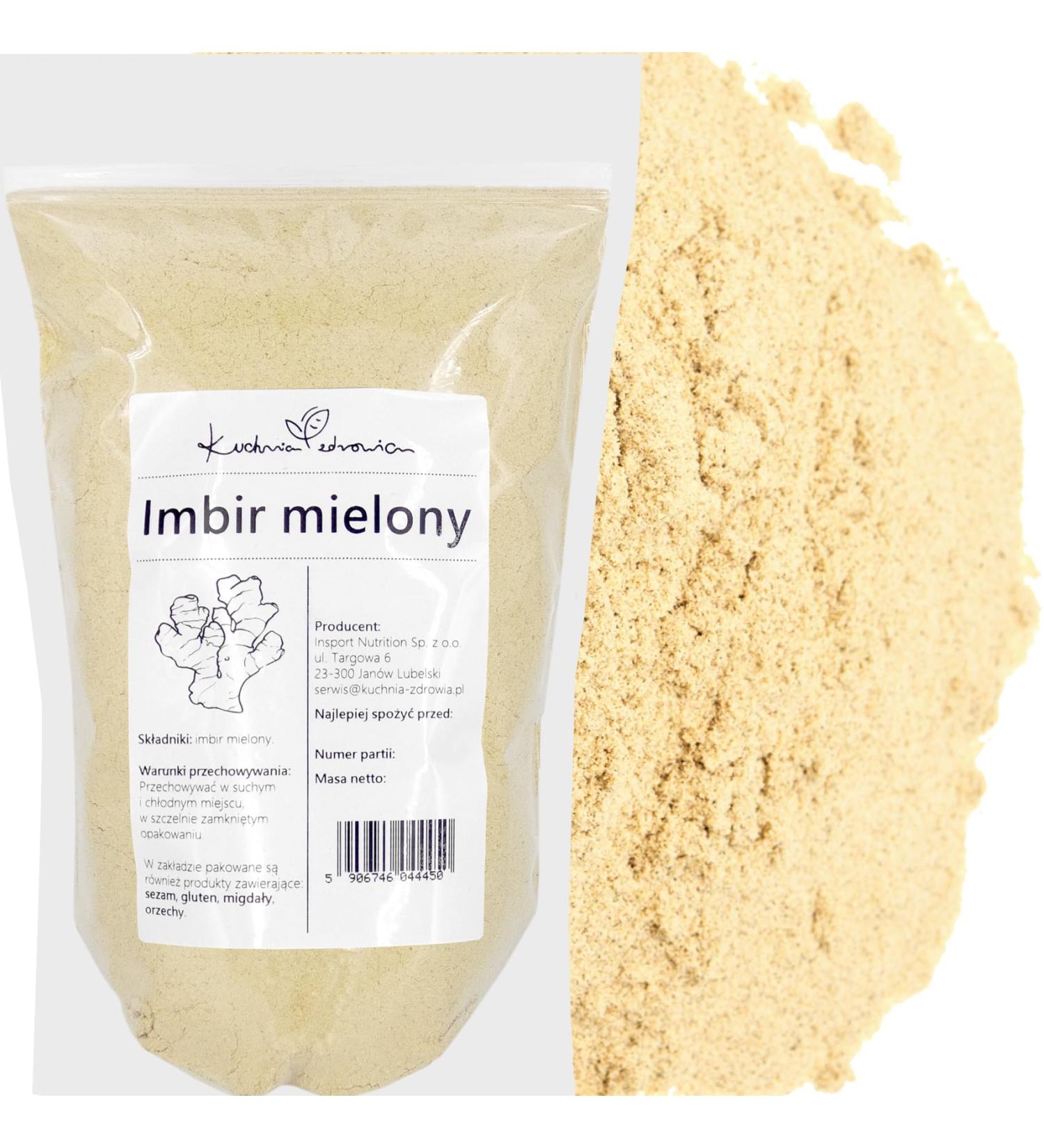  Kuchnia Zdrowia Kuchnia Zdrowia - Ground ginger - No added flavors - Perfect for ginger tea - Leak-proof packaging with zipper - Doypack: (200g) - Buy Online on GoSupps.com