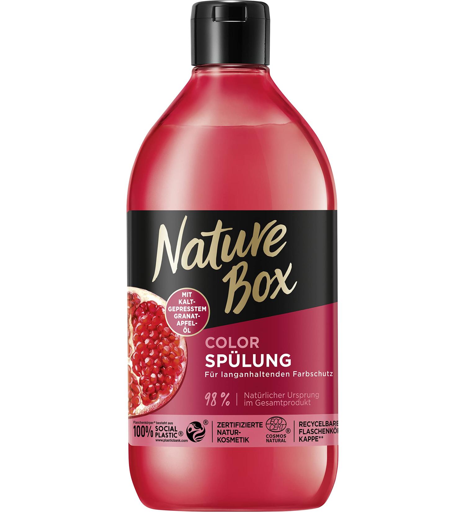 Nature Box Odorless Conditioner 385ml - Pomegranate Fragrance | Nourishing Hair Care - Buy Internationally - Buy Online on GoSupps.com
