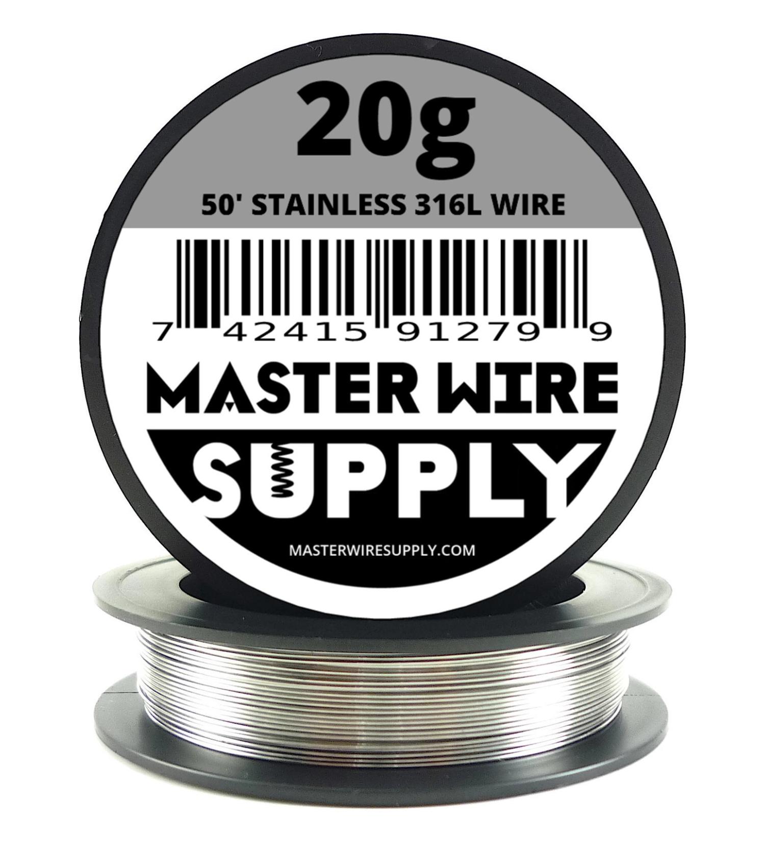 Stainless Steel 316L - 50' - 20 Gauge Wire