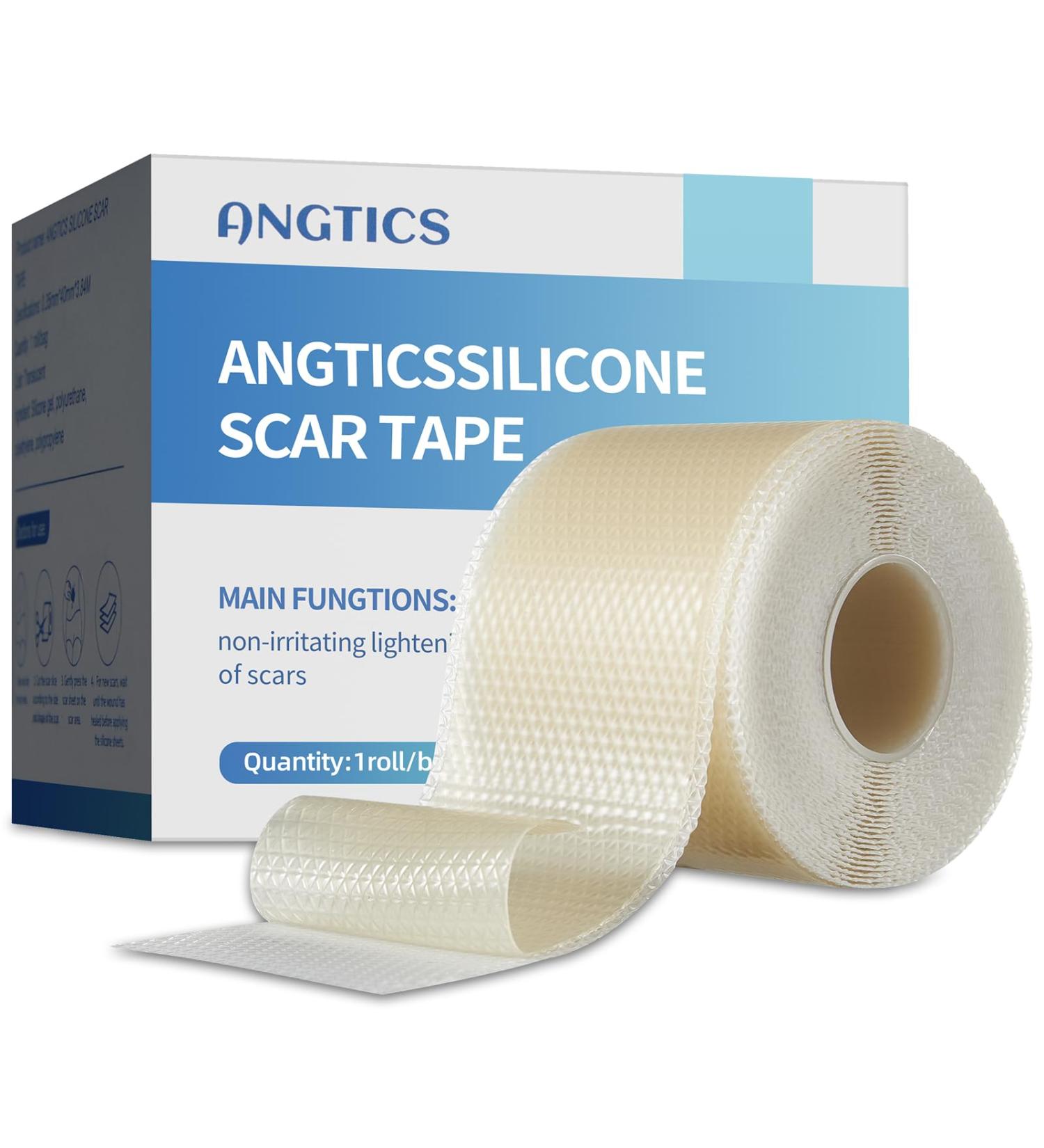Medical Grade Silicone Scar Sheets - Reusable Silicone Gel Tape for Surgical Scars C-Section Burns & Acne - 1.6 x 150 Roll (3.8M - Buy Online on GoSupps.com