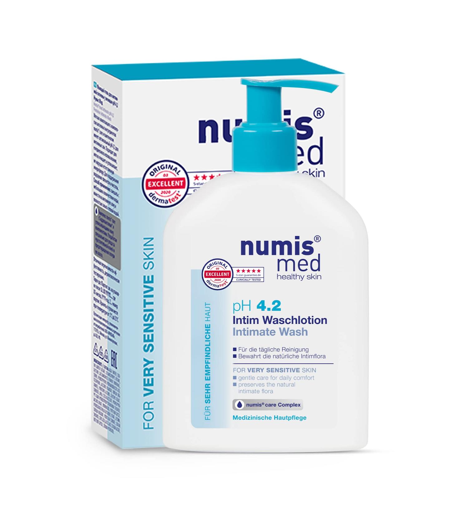 Numis Med Intimate Wash pH 4.2 - Skin-Soothing Feminine Cleanser for Sensitive Skin - 8.78 oz - Buy Online on GoSupps.com