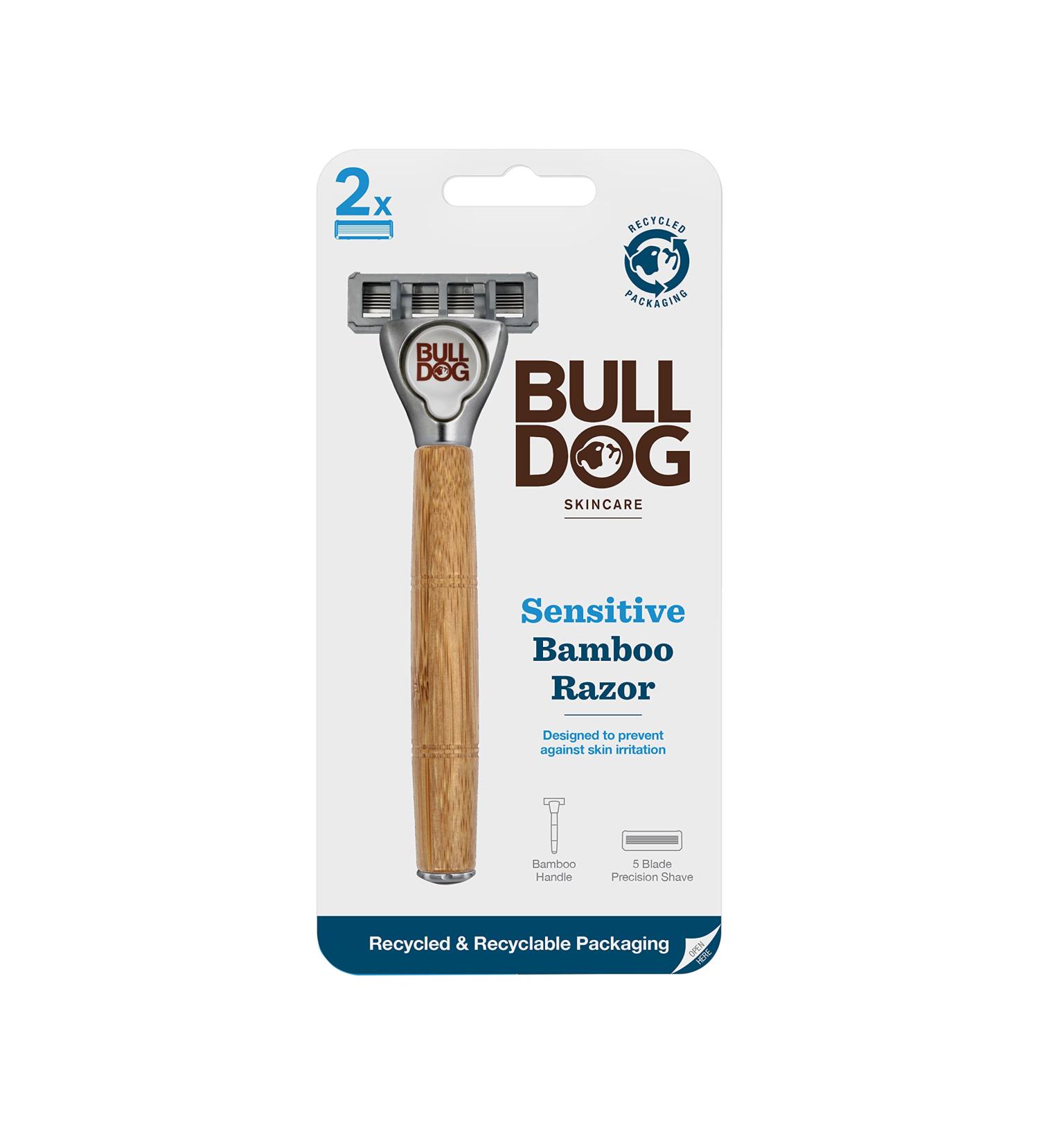 Bulldog Skincare Sensitive Bamboo Razor - Buy Online on GoSupps.com