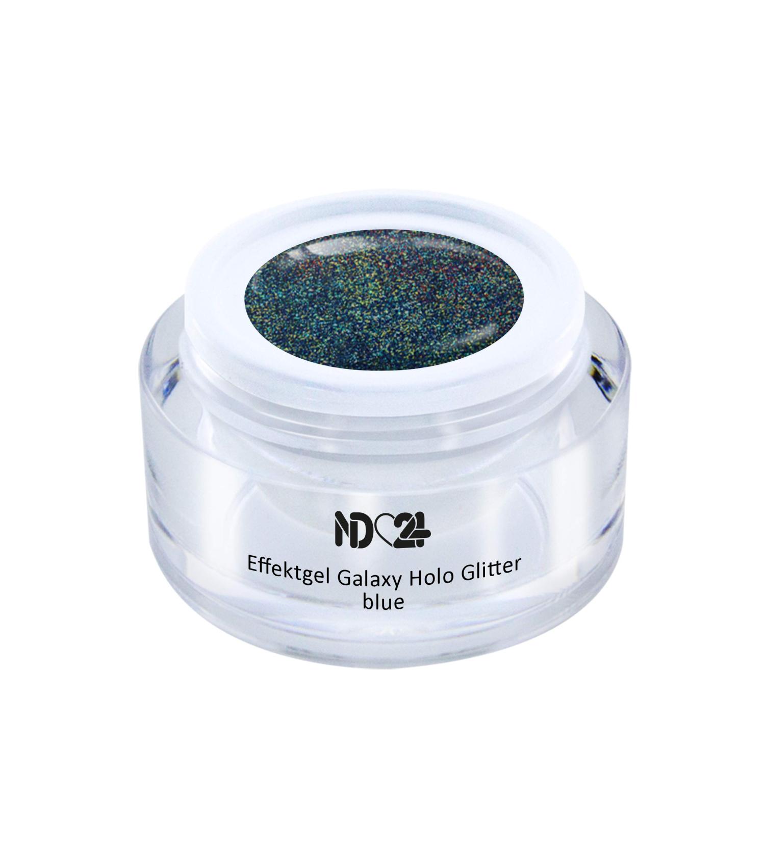 Buy UV LED Effect Gel Galaxy Holo Glitter Blue - Studio Quality Made in Germany - 5ml | International Shipping Available - Buy Online on GoSupps.com