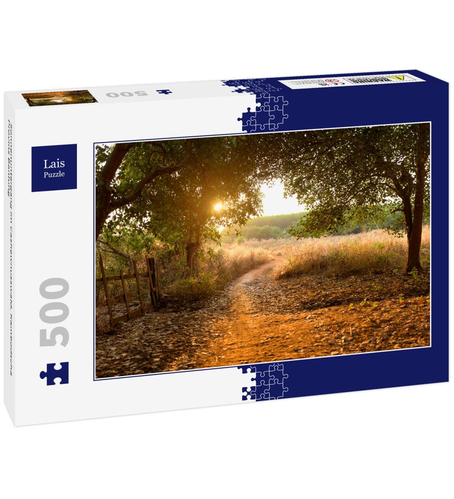 Lais Puzzle Sunset in the Cashew Nut Forest Cambodia Banlung Province 500 pieces - Buy Online on GoSupps.com