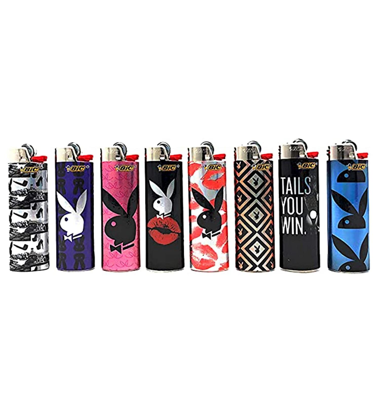 LOT of 6 BIC Playboy Full Size LIGHTERS We Have The Nicest BIC'S! New!