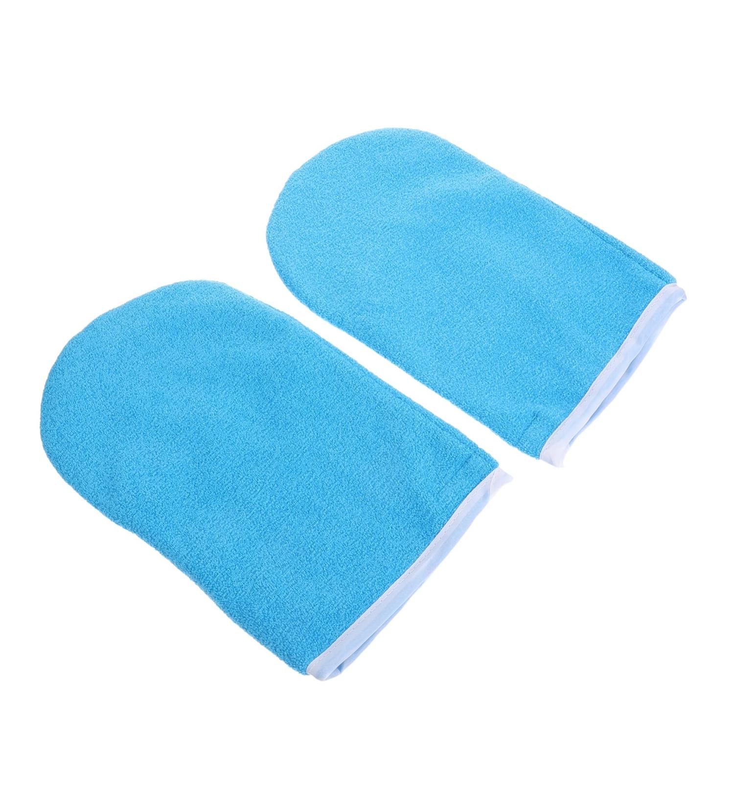 Beaupretty Chauffants La Paraffine Mitaines De Bain Pour Les Mains Masque Pour Les Mains Doublures Hydratantes 25.50X15.00X1.00CM bleu - Buy Online on GoSupps.com