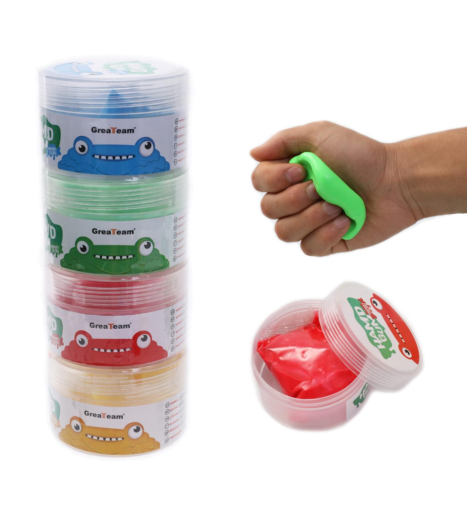 Cloud Putty - 4 Pack Therapy Putty for Kids - Hand Exercise, Stress Relief & Fine Motor Skills - 1.8 oz Each - Buy Online on GoSupps.com