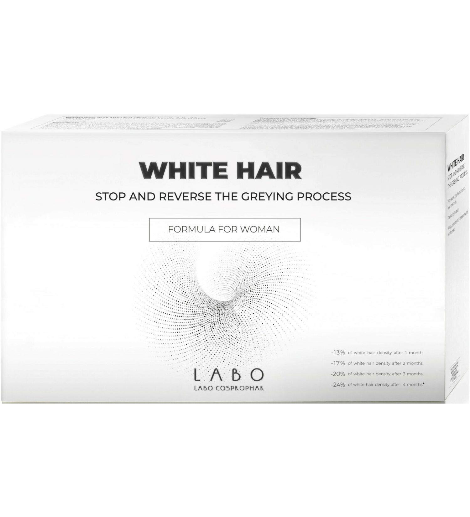 Crescina White Hair for Women - 20 x 3.5 ml | Revitalize & Restore Hair Color | International Shipping Available - Buy Online on GoSupps.com