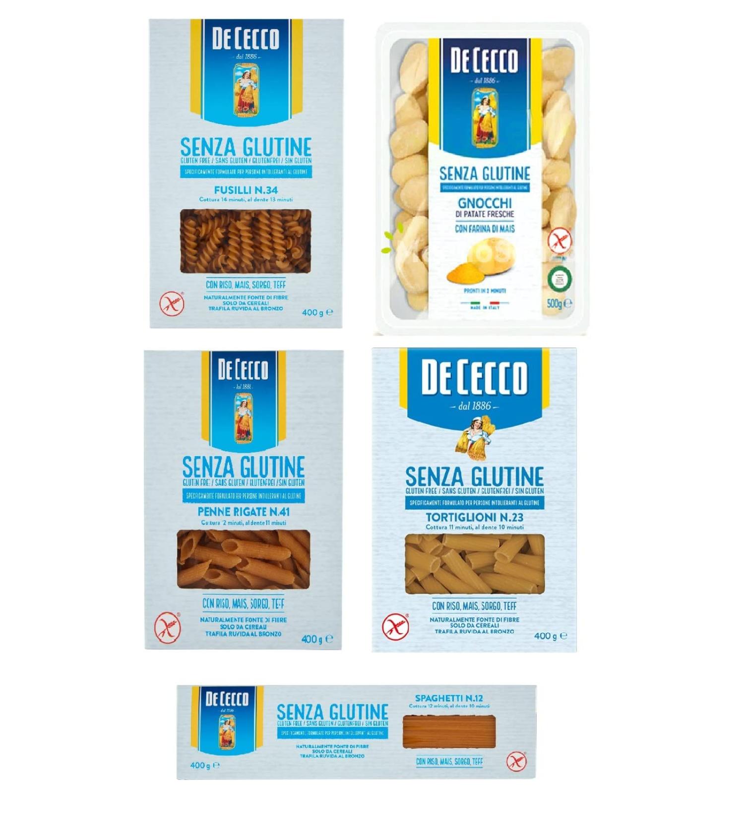  Italian Gourmet E.R. Cecco Senza Glutin-Free Pasta 400g + Italian Gourmet Pulp 400g - Buy Online on GoSupps.com