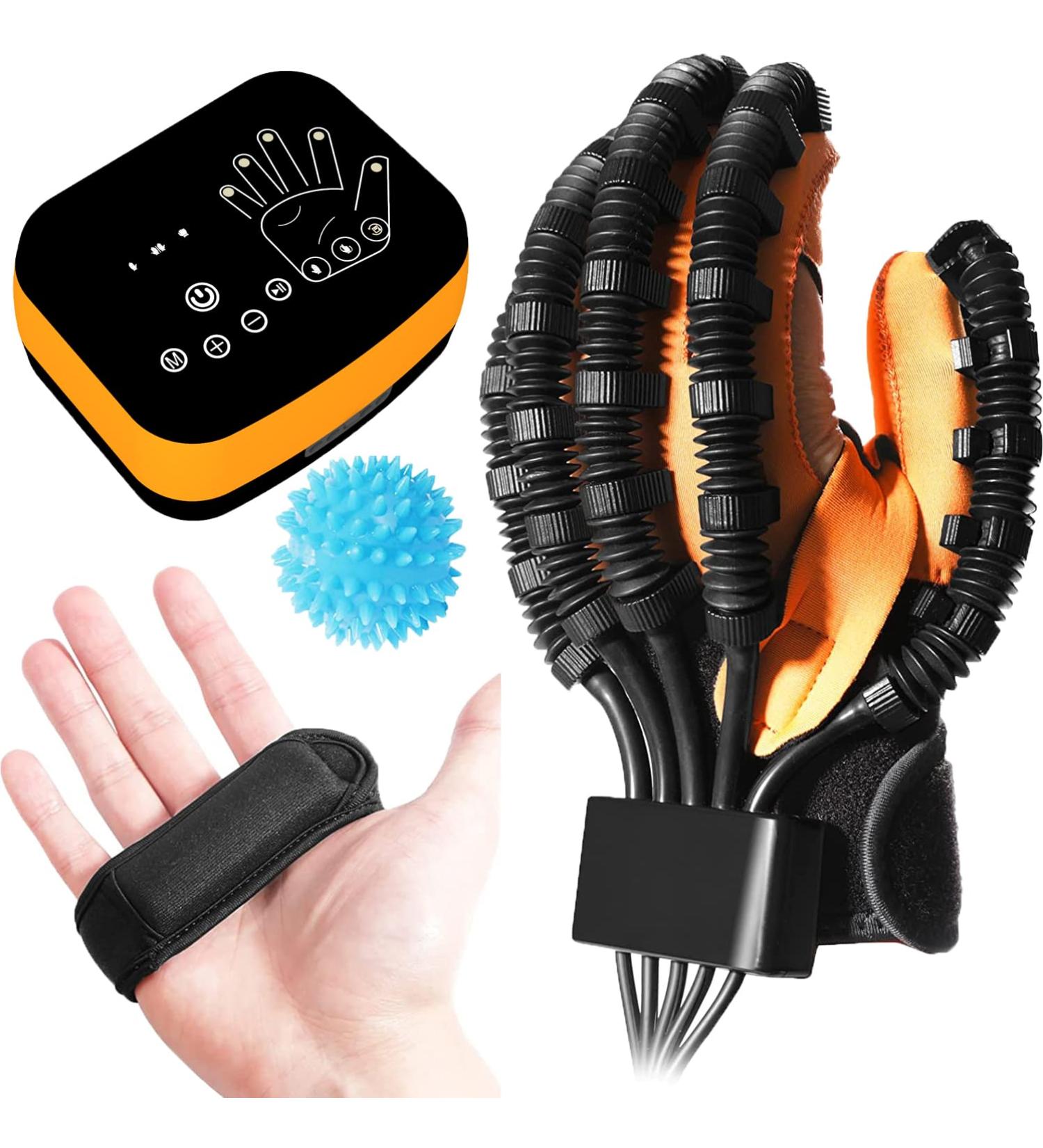 Rehabilitation Robot Gloves for Finger & Hand Recovery | Upgrade for Hemiplegia Stroke Cerebral Palsy & Arthritis | USB Charging Physiotherapy Equipment (Right Hand-S - Buy Online on GoSupps.com