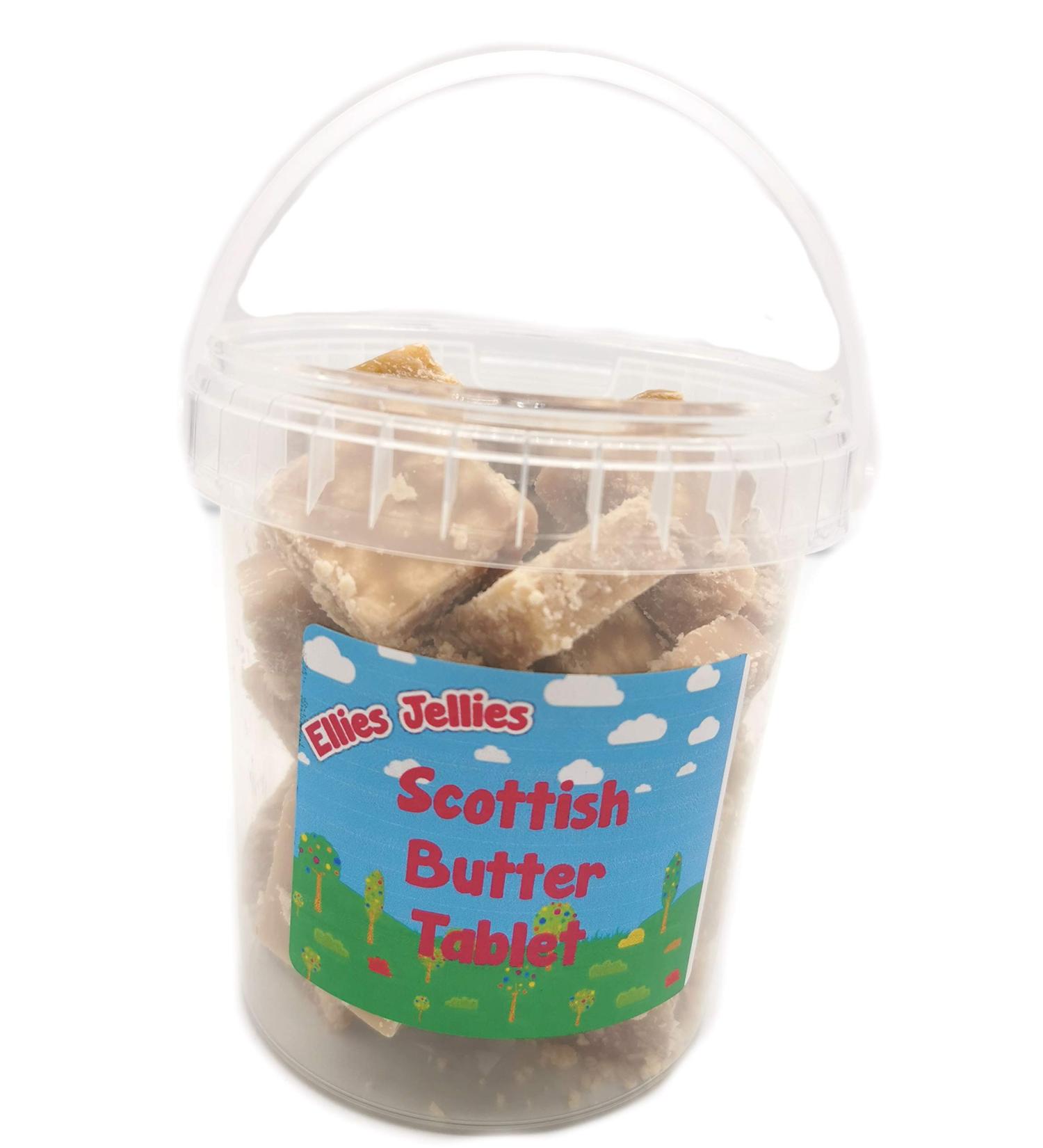 Ellies Jellies Scottish Butter Tablet 600g Bucket