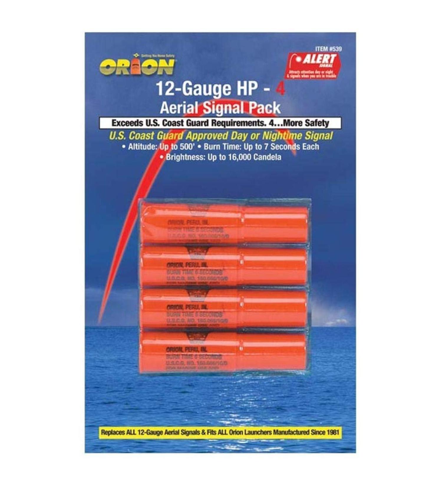 Orion Safety HI-Performance Flares 12 GA 4-PK
