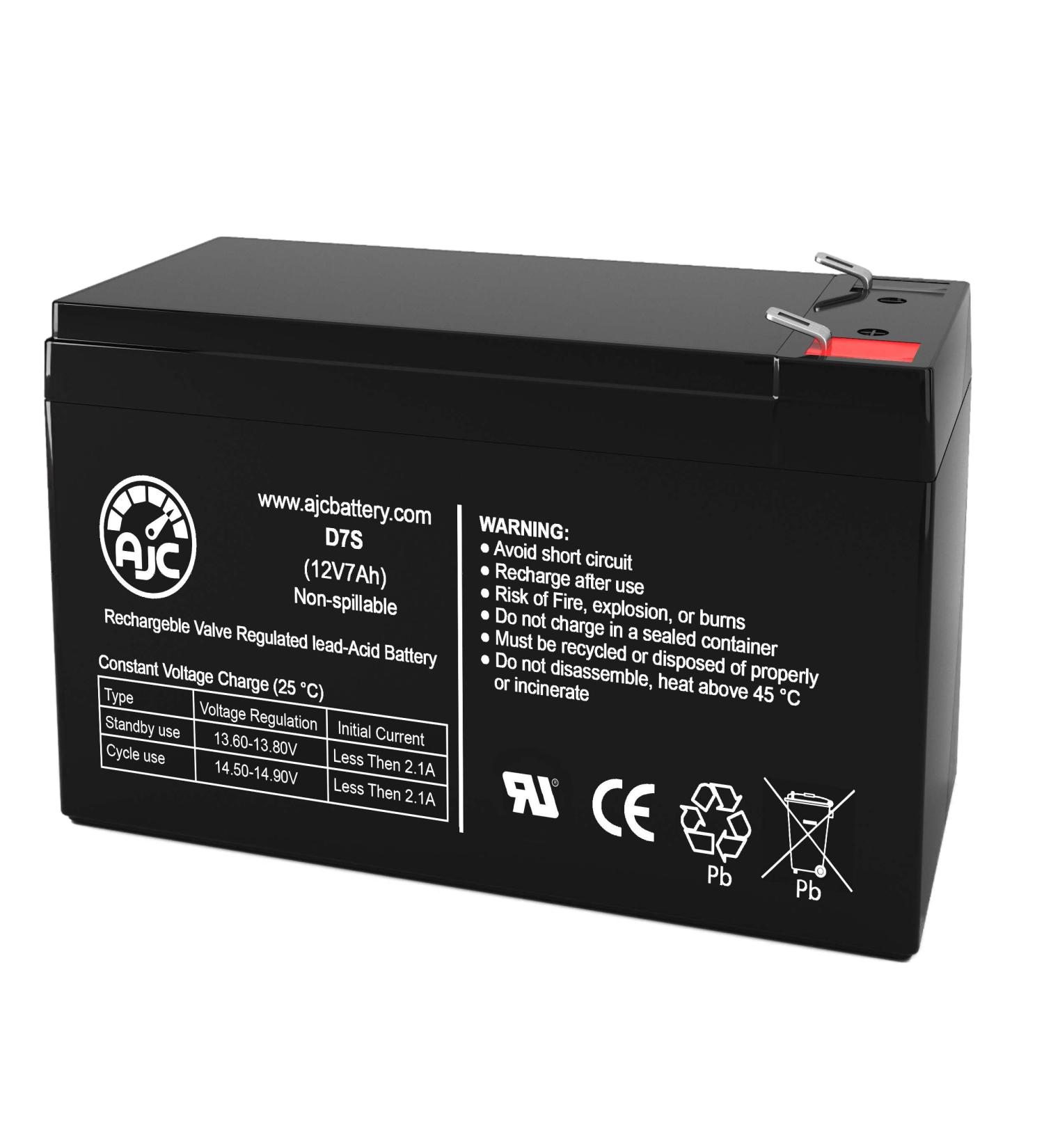 AJC 12V 7Ah Battery Compatible with APC ES550 UPS - International Shipping Available - Buy Online on GoSupps.com