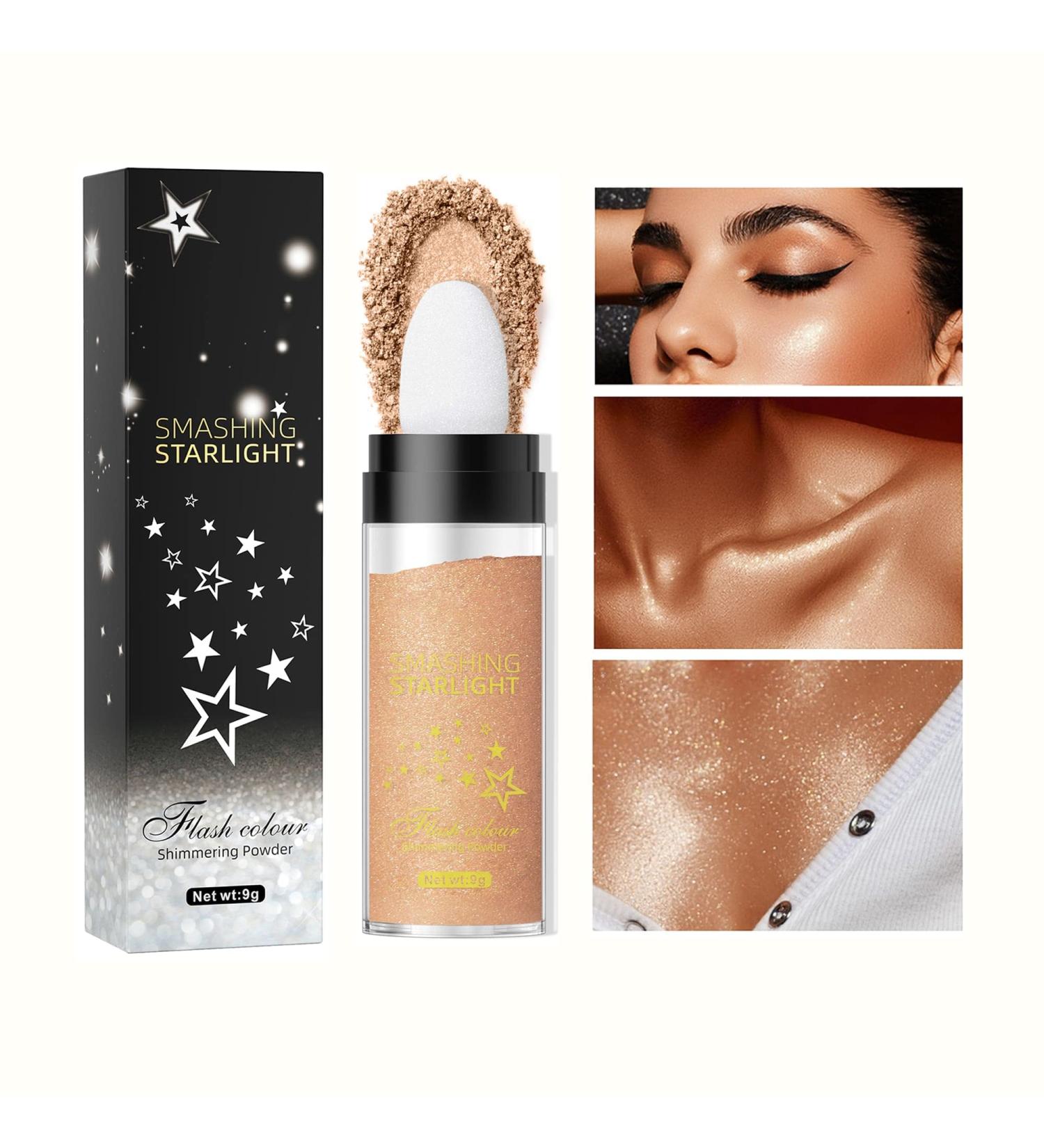 MIRORA Fairy Highlight Puff Stick - Multi-Functional Shimmer Powder (03 Gold Brown) - Buy Online on GoSupps.com