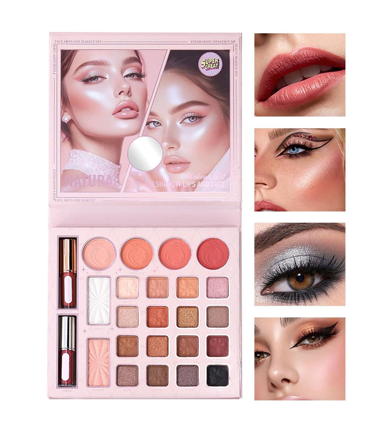 Palette de Fards Paupi res pour le Maquillage des Yeux 24 Couleurs aux Finitions Nacr Mat et Brillant - Palette De Maquillage - Pour Filles et Femmes Tenue Quotidienne F te d'Halloween  - Buy Online on GoSupps.com