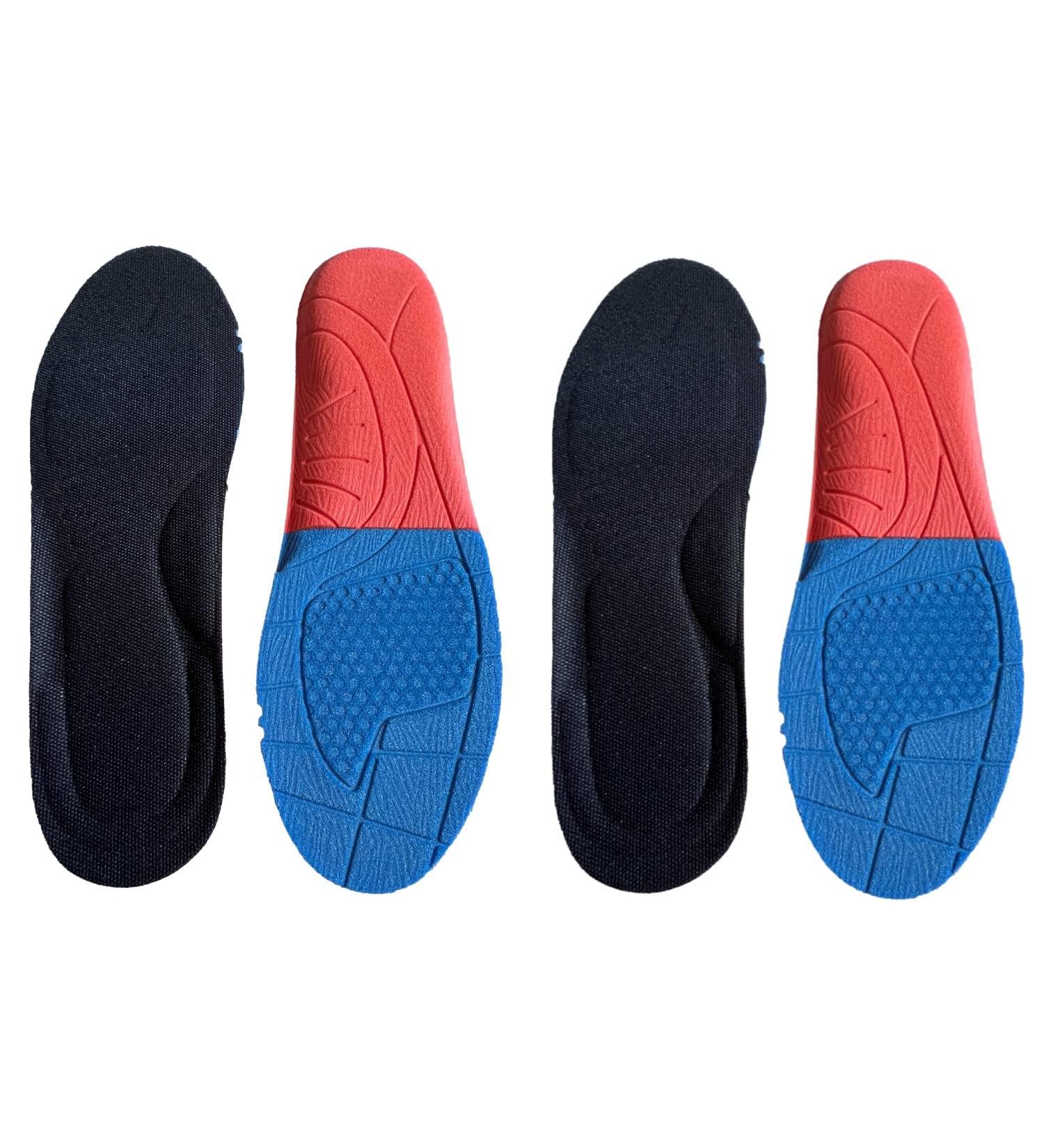 Comfort Shoe Insoles for Women - 2 Pairs Ultra Cushioned Foam Inserts with Arch Support - Breathable Sneaker Pads US 5-7 | Perfect for Running & Sports - Buy Online on GoSupps.com