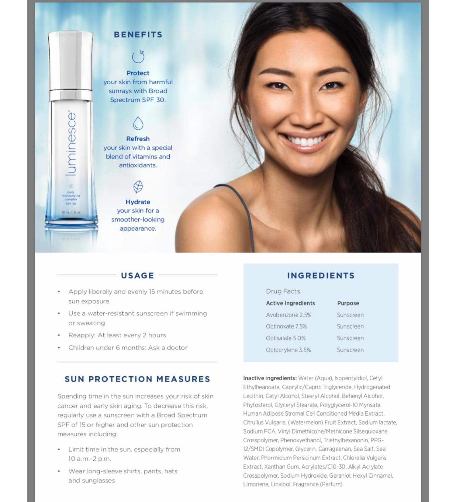 Luminesce Daily Moisturizing Complex | Hydrating Face Cream for All-Day Radiance - Buy Online on GoSupps.com