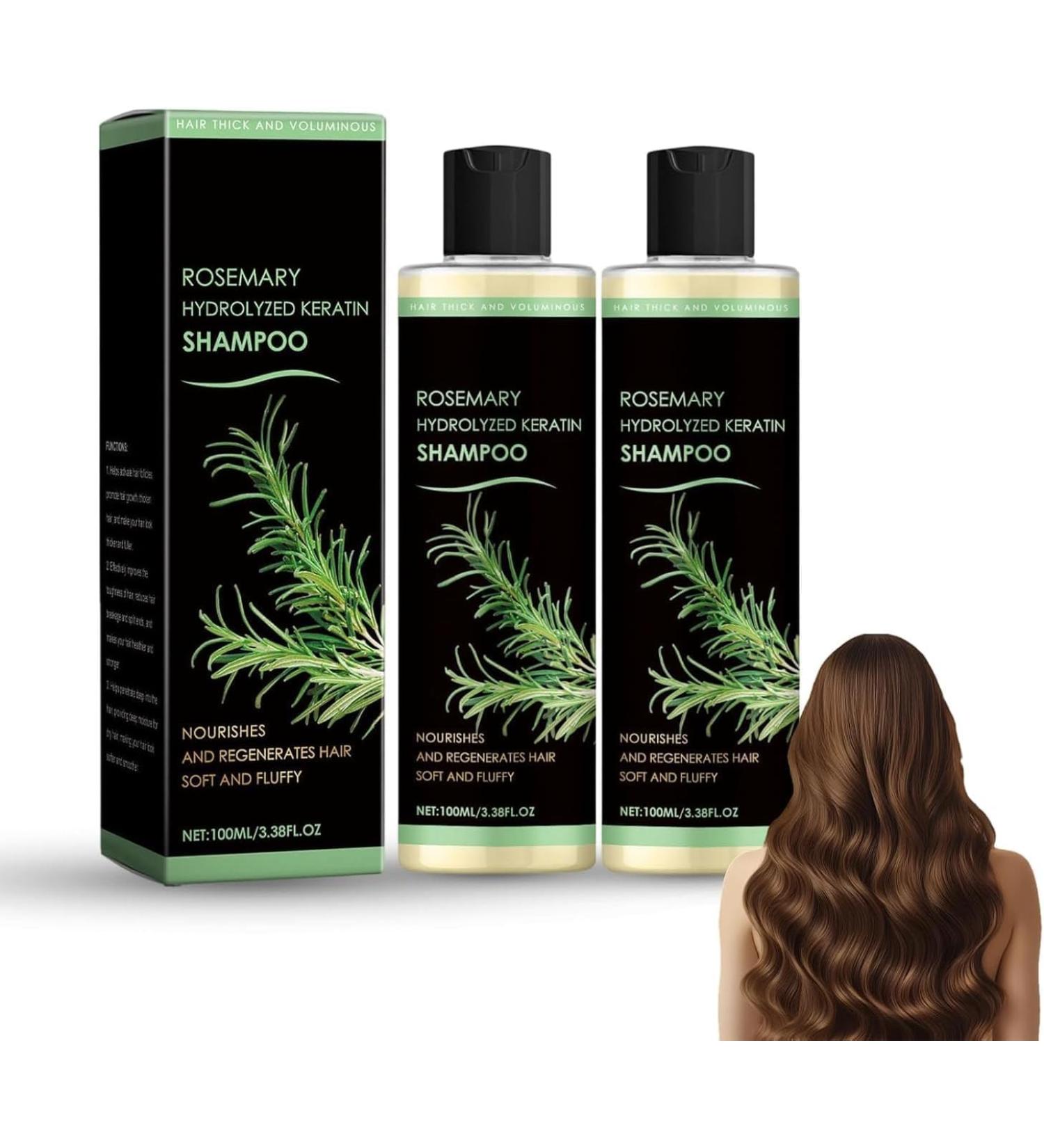Shampooing au Romarin avec K ratine Hydrolys e - Romarin K ratine Hydrolys e Shampooing Volume nettoyant et hydratant en profondeur soin quotidien l ger et volumisant Format Voyage 100ml Lot de 2 - Buy Online on GoSupps.com