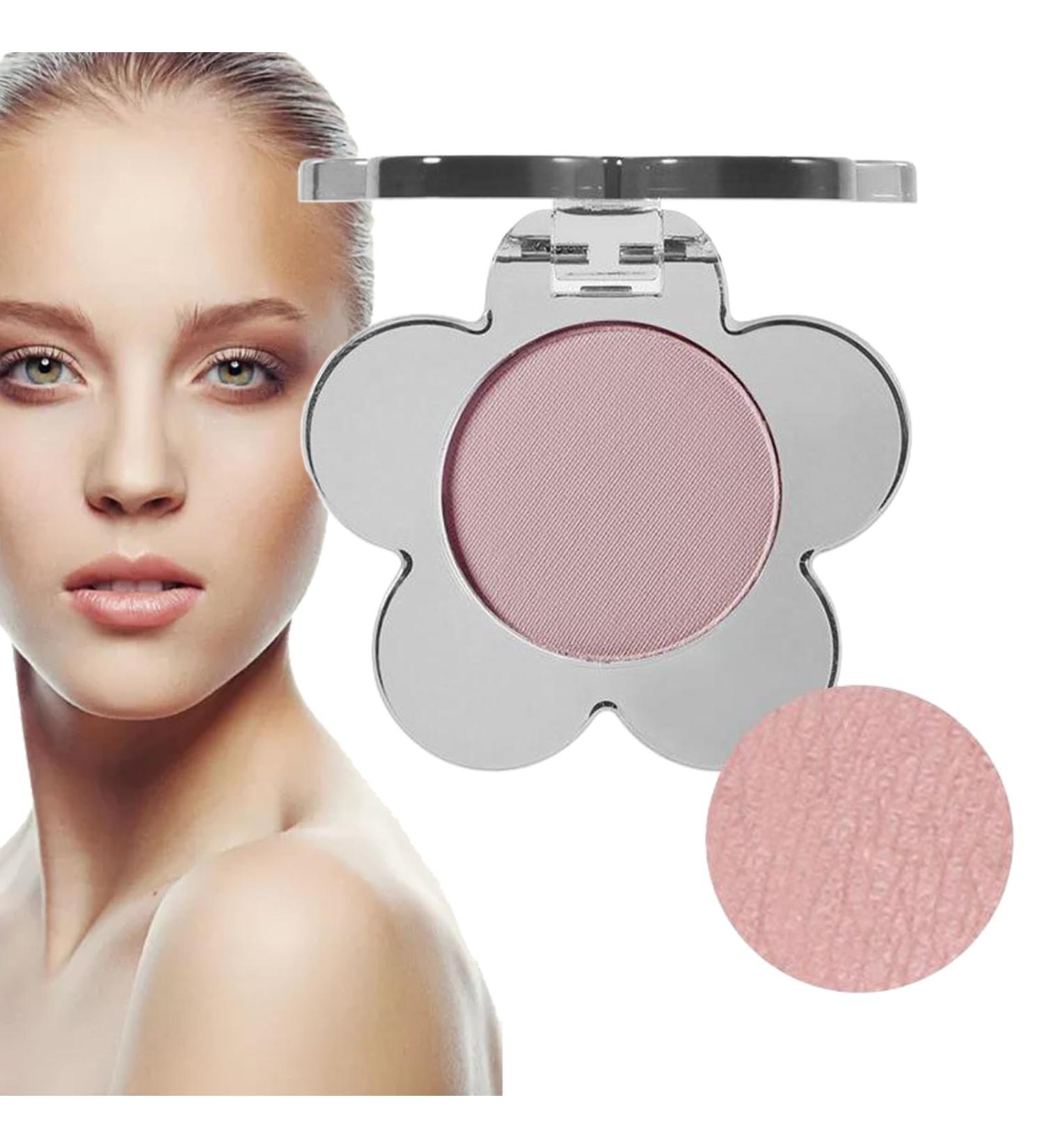 Matte Eyeshadow Singles Highly Pigmented Eye Makeup Eyeshadow Makeup Highlighter Matte Flower Shape Eye Shadow Long Lasting Wear Glitter Primer Palette 102 - Buy Online on GoSupps.com